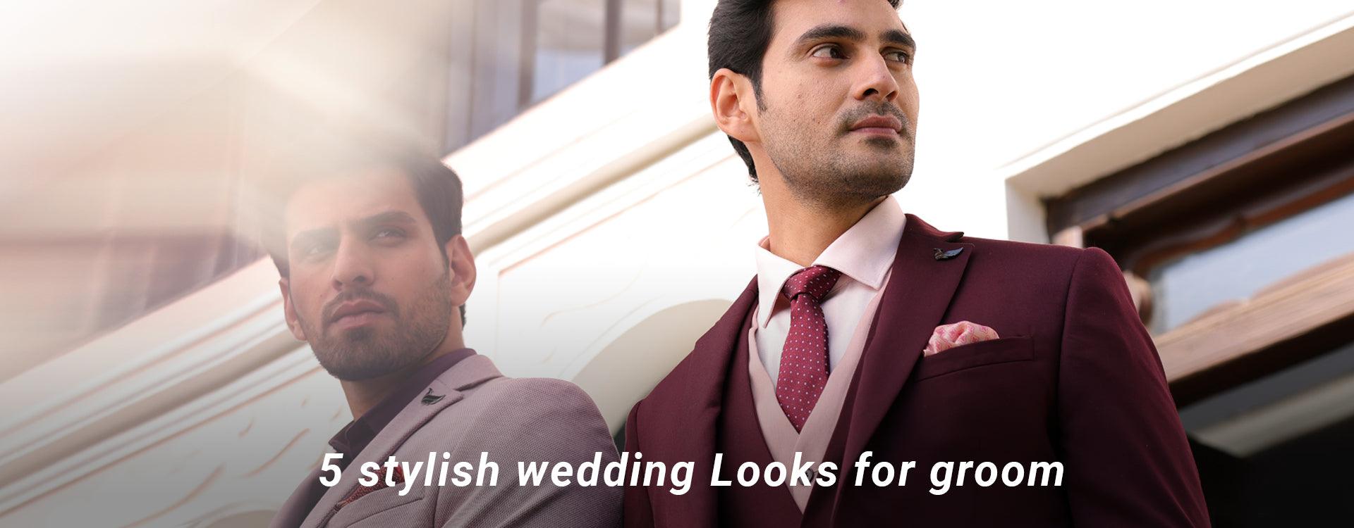 5 Stylish Wedding Looks For Grooms - blackberrys-clothing