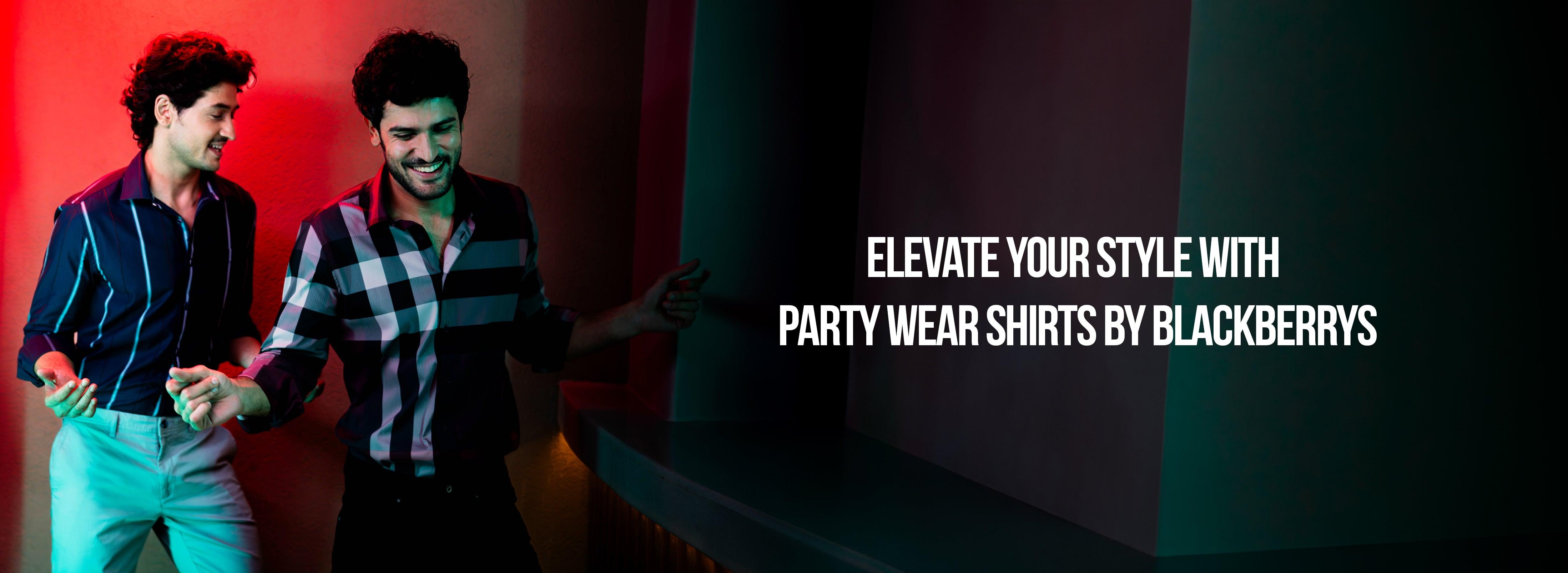 Elevate Your Style With Party Wear Shirts by Blackberrys
