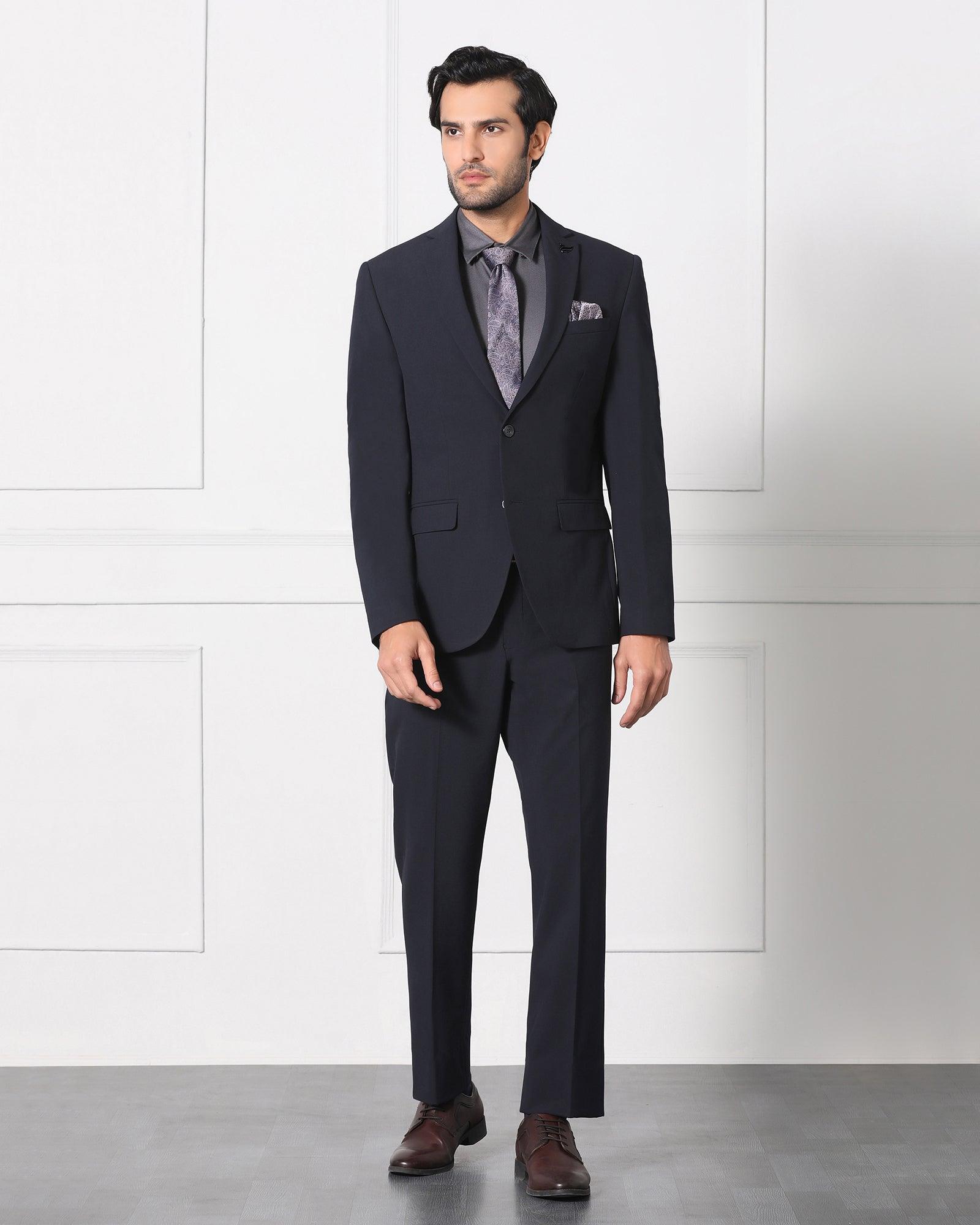 2 Pcs Suit In Blue (Jerret) - blackberrys-clothing
