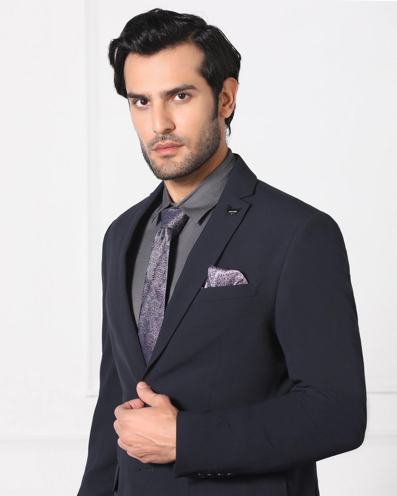 2 Pcs Suit In Blue (Jerret) - blackberrys-clothing