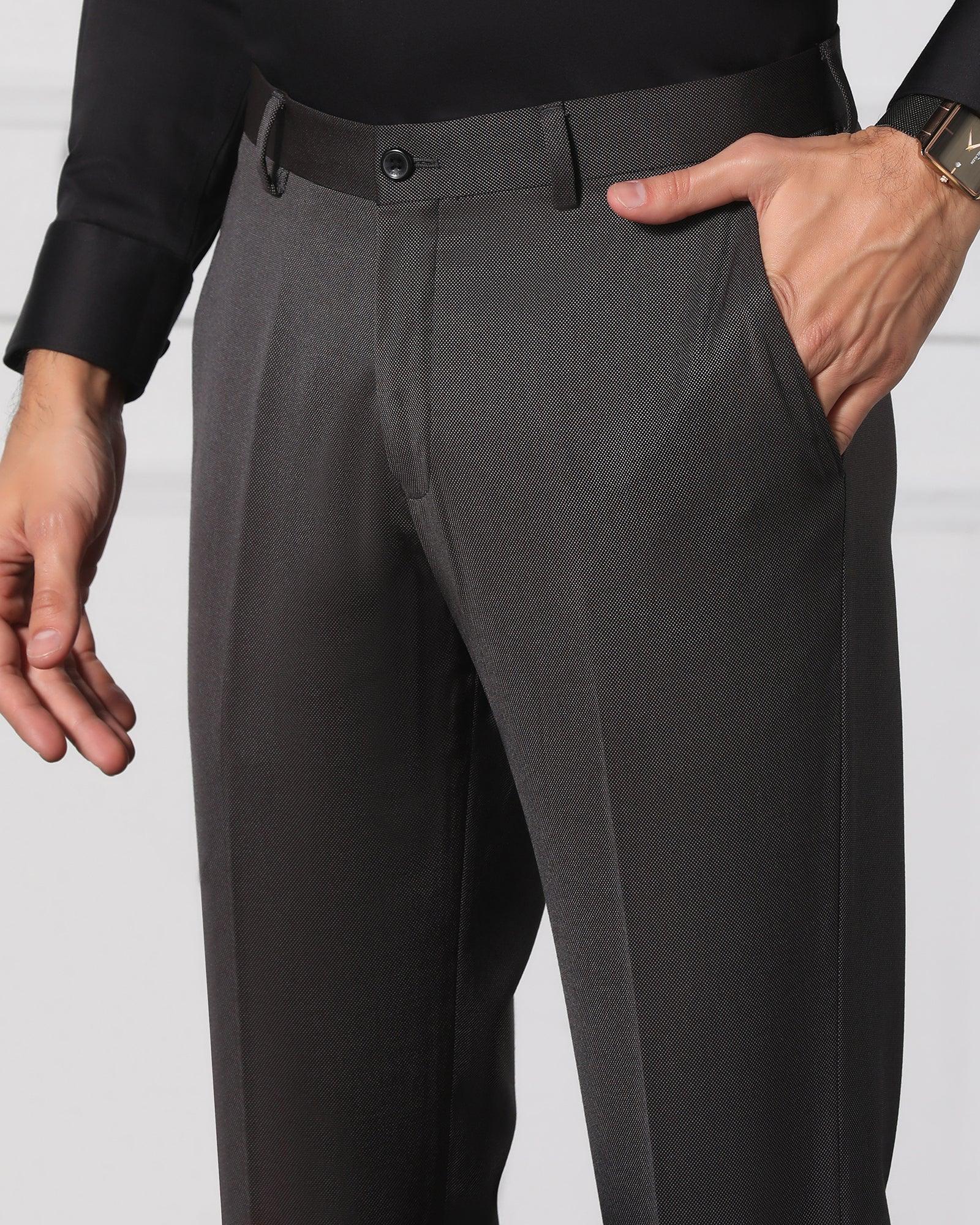 Must Haves Three Piece Grey Solid Formal Suit - Jaguar - Blackberrys