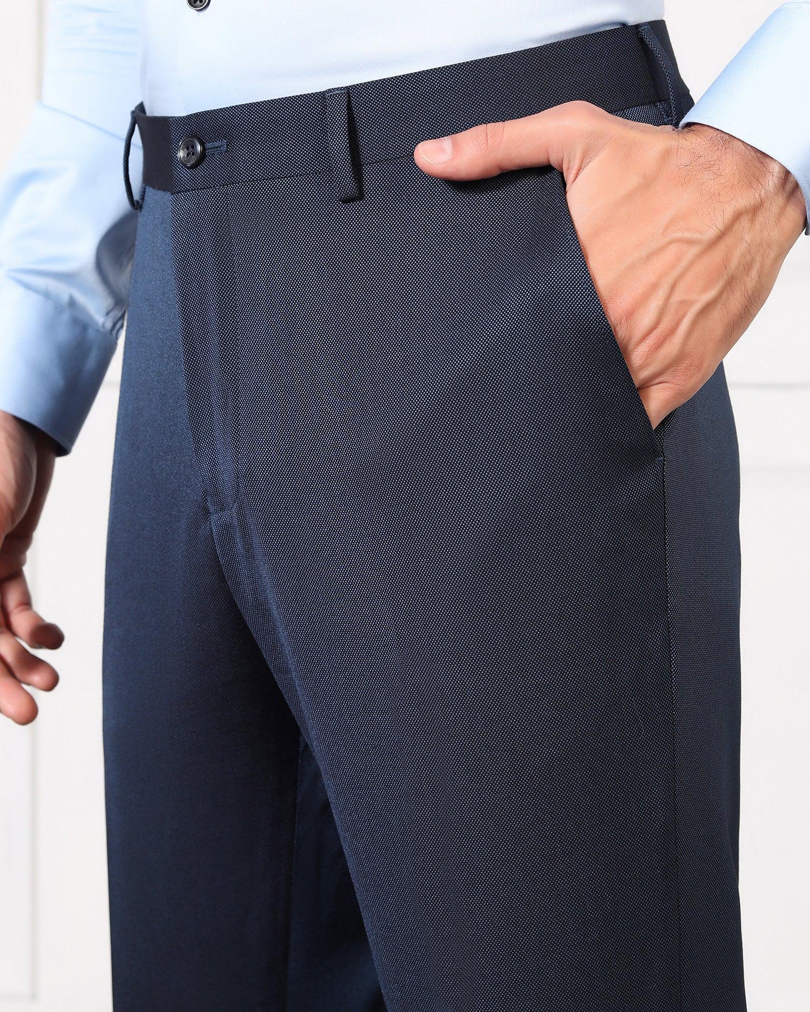 Must Haves Three Piece Midnight Navy Solid Formal Suit - Jaguar - Blackberrys