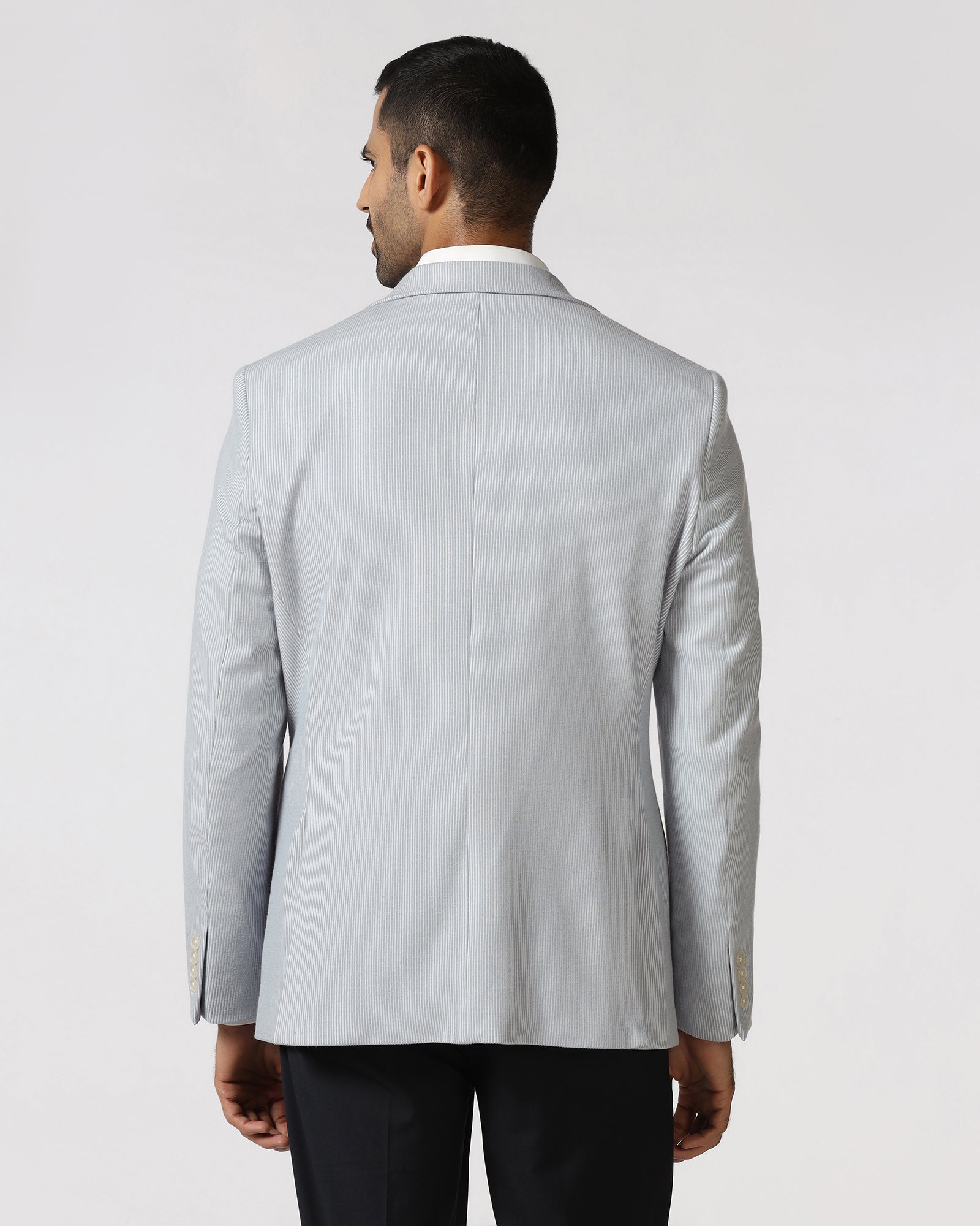 Airforce Blue Stripe Blazer - Ciroc