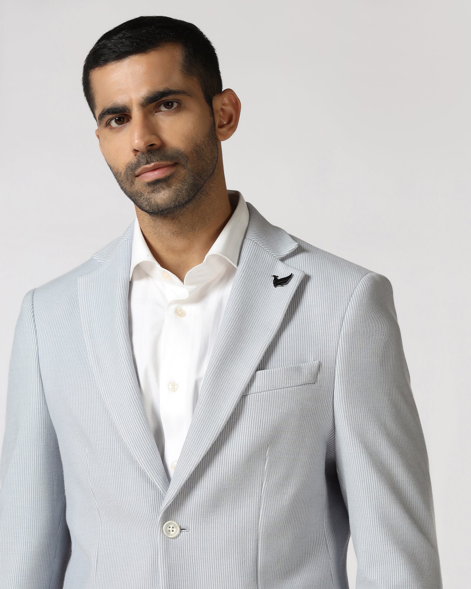 Airforce Blue Stripe Blazer - Ciroc