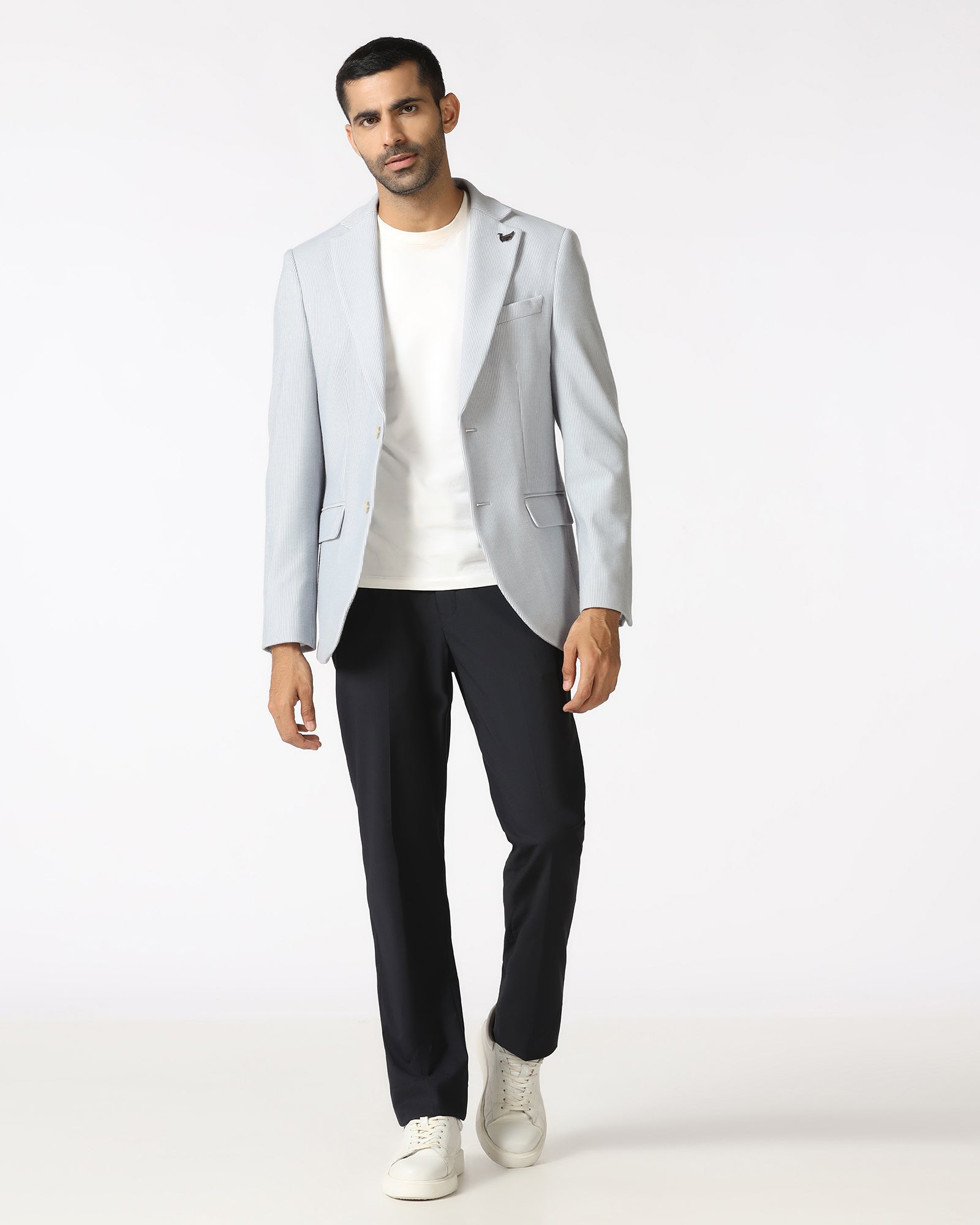 Airforce Blue Stripe Blazer - Ciroc