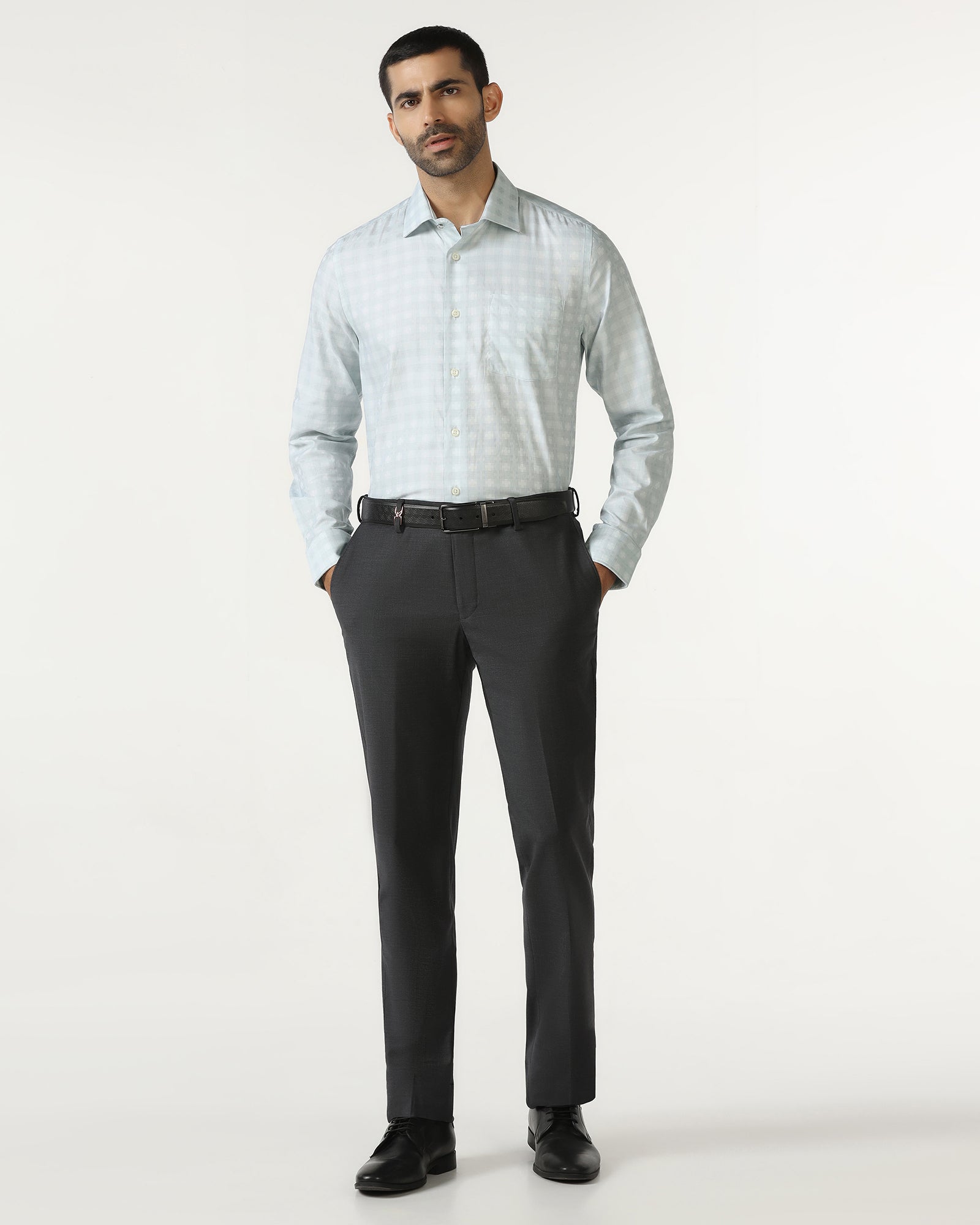 Aqua Check Shirt - Fivel