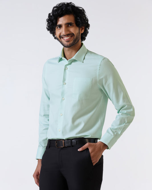 Aqua Textured Shirt - Random