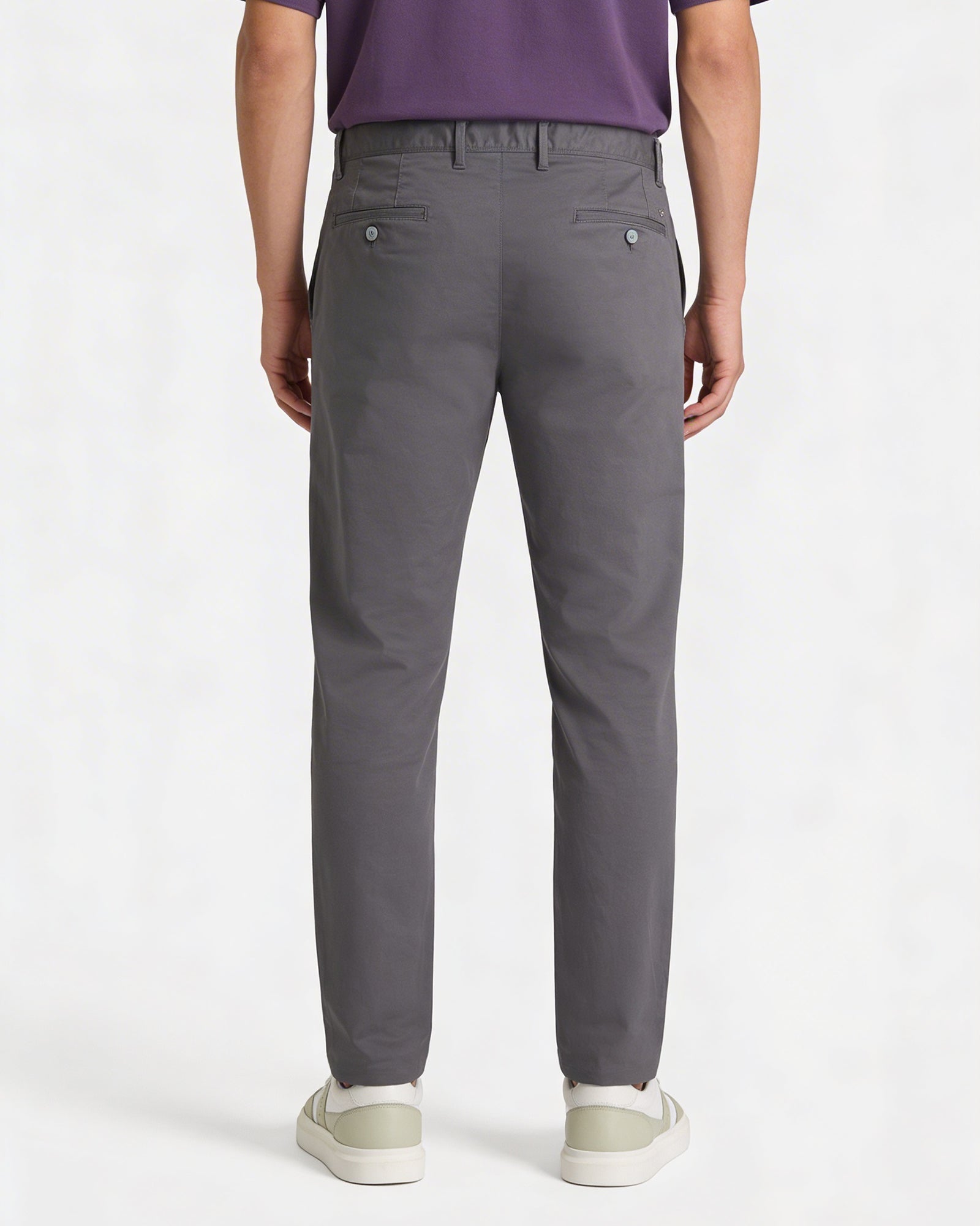 Ash Grey Textured Khaki - Lance