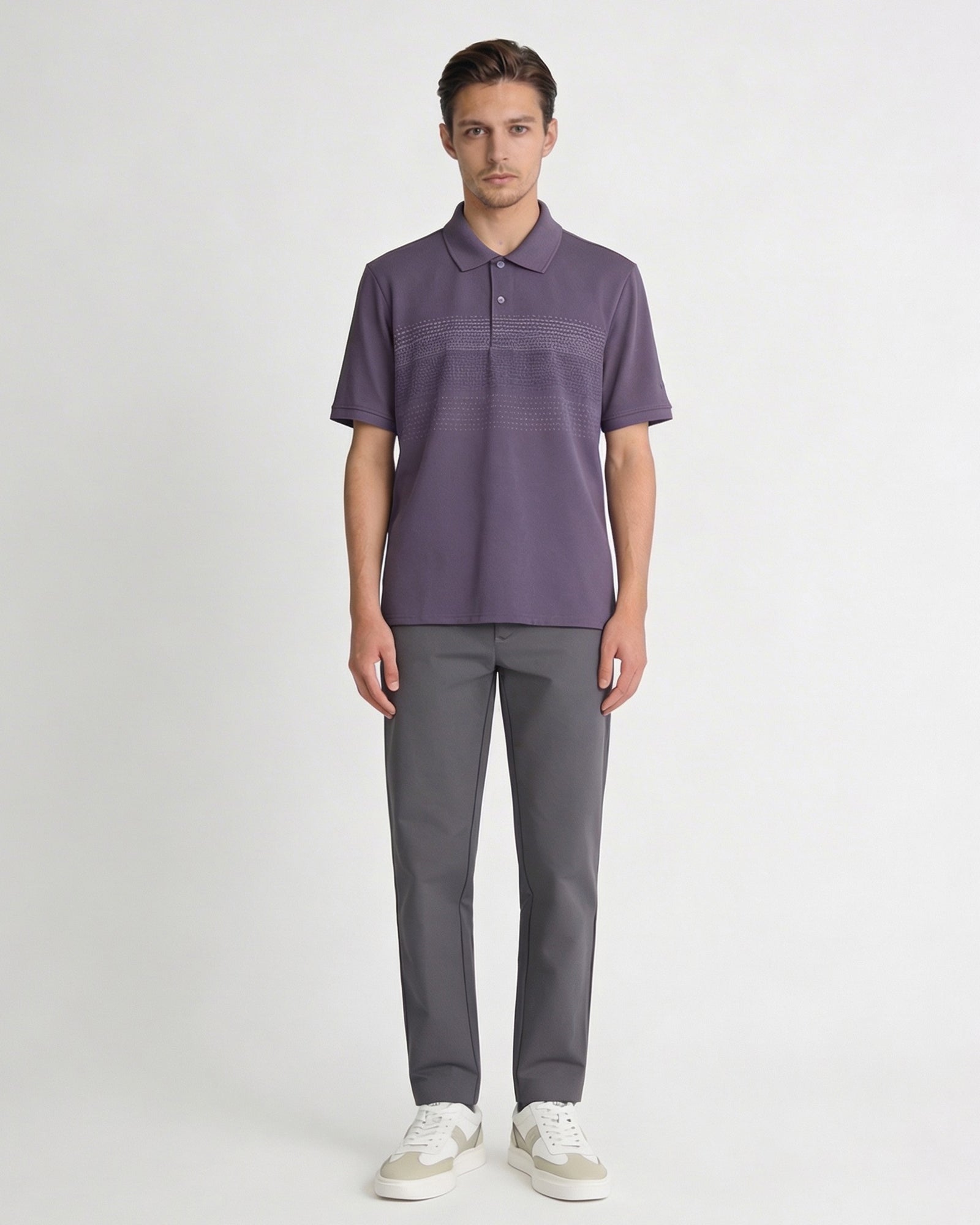 Ash Grey Textured Khaki - Lance