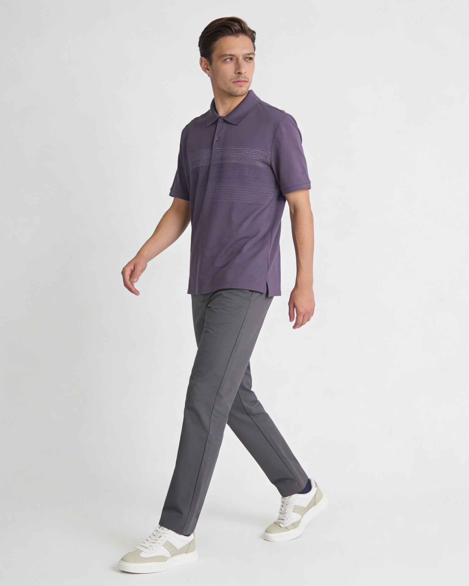 Ash Grey Textured Khaki - Lance