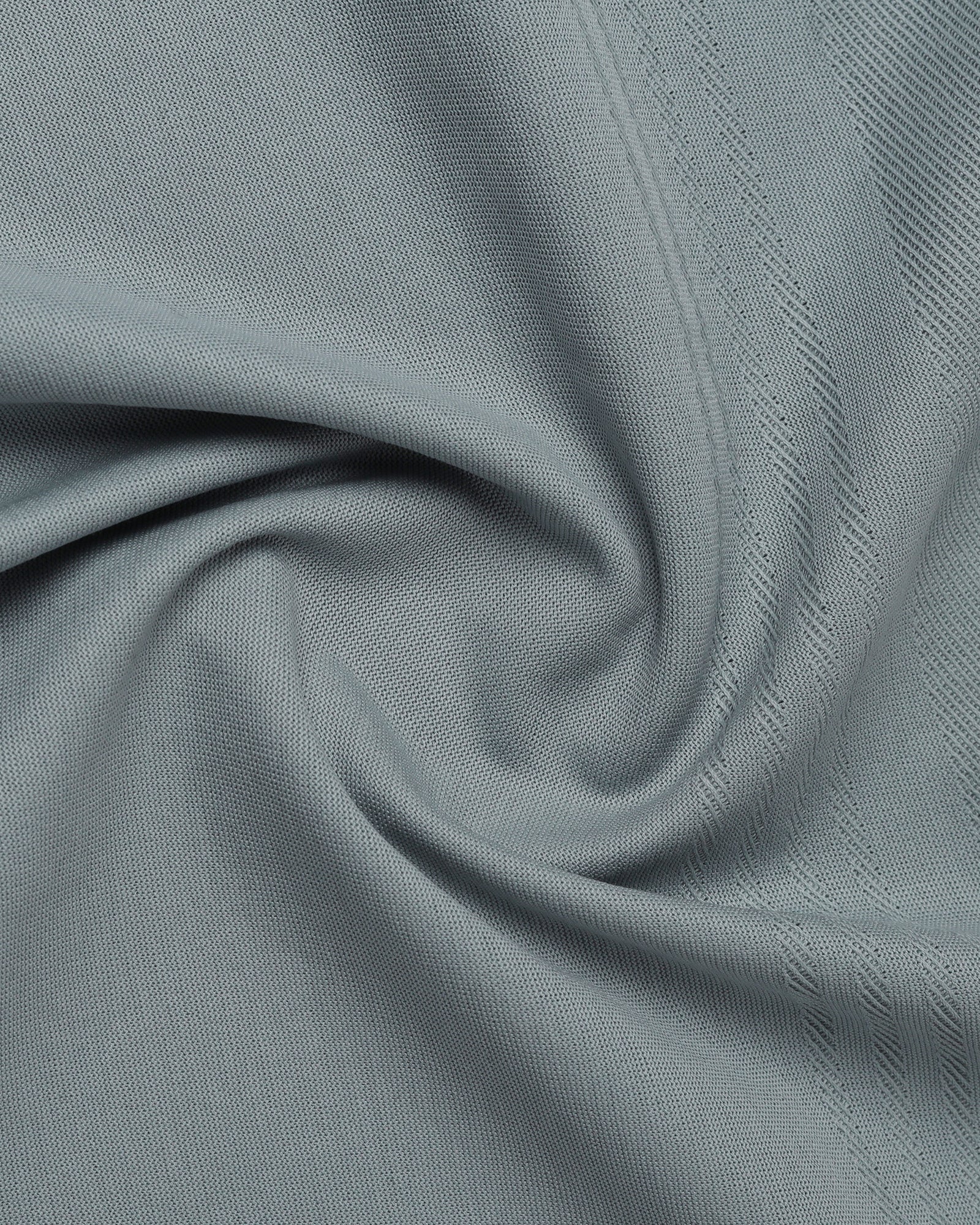 Ash Grey Textured Polo - Peek