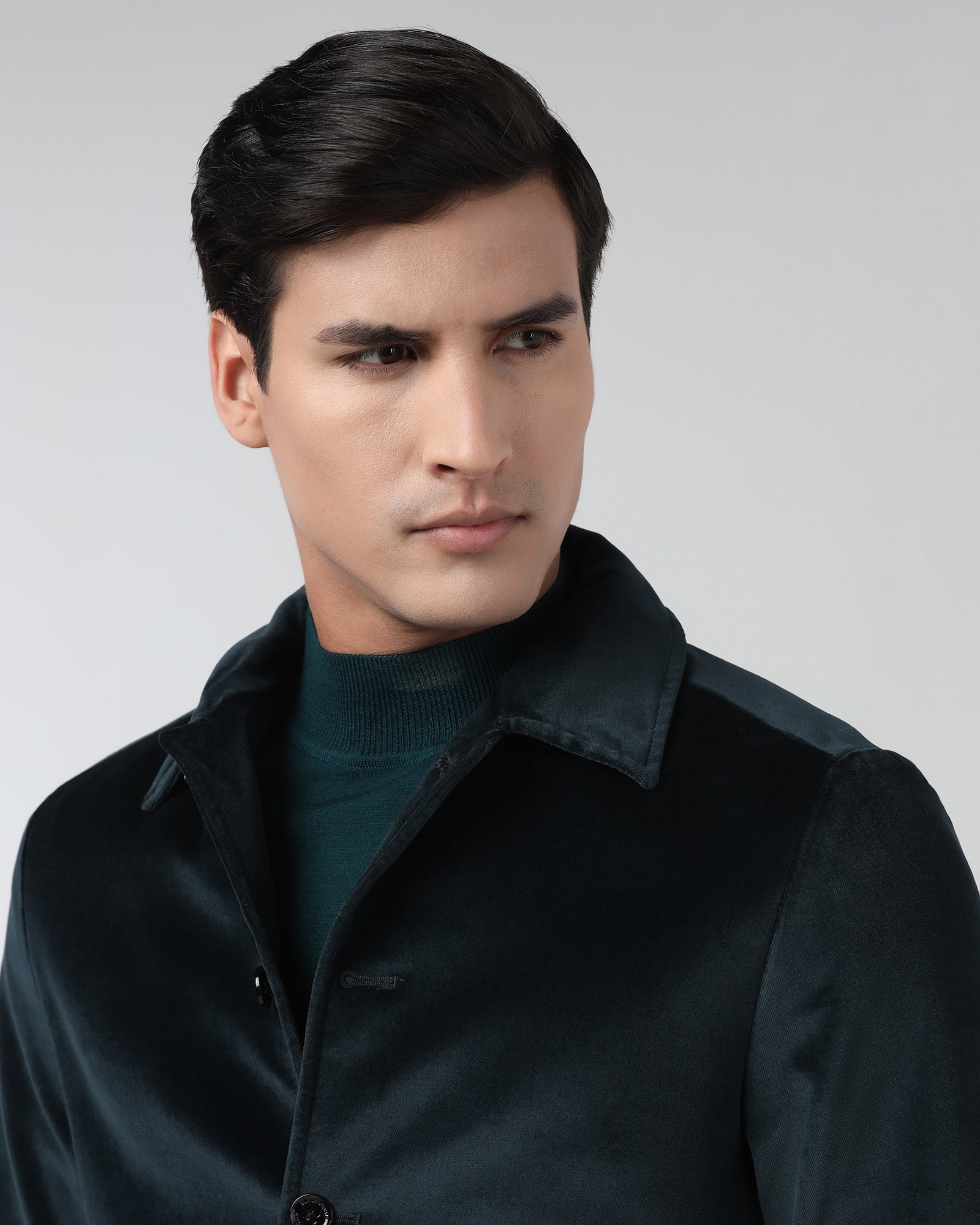 Beetle Solid Zipper Jacket - Haiku