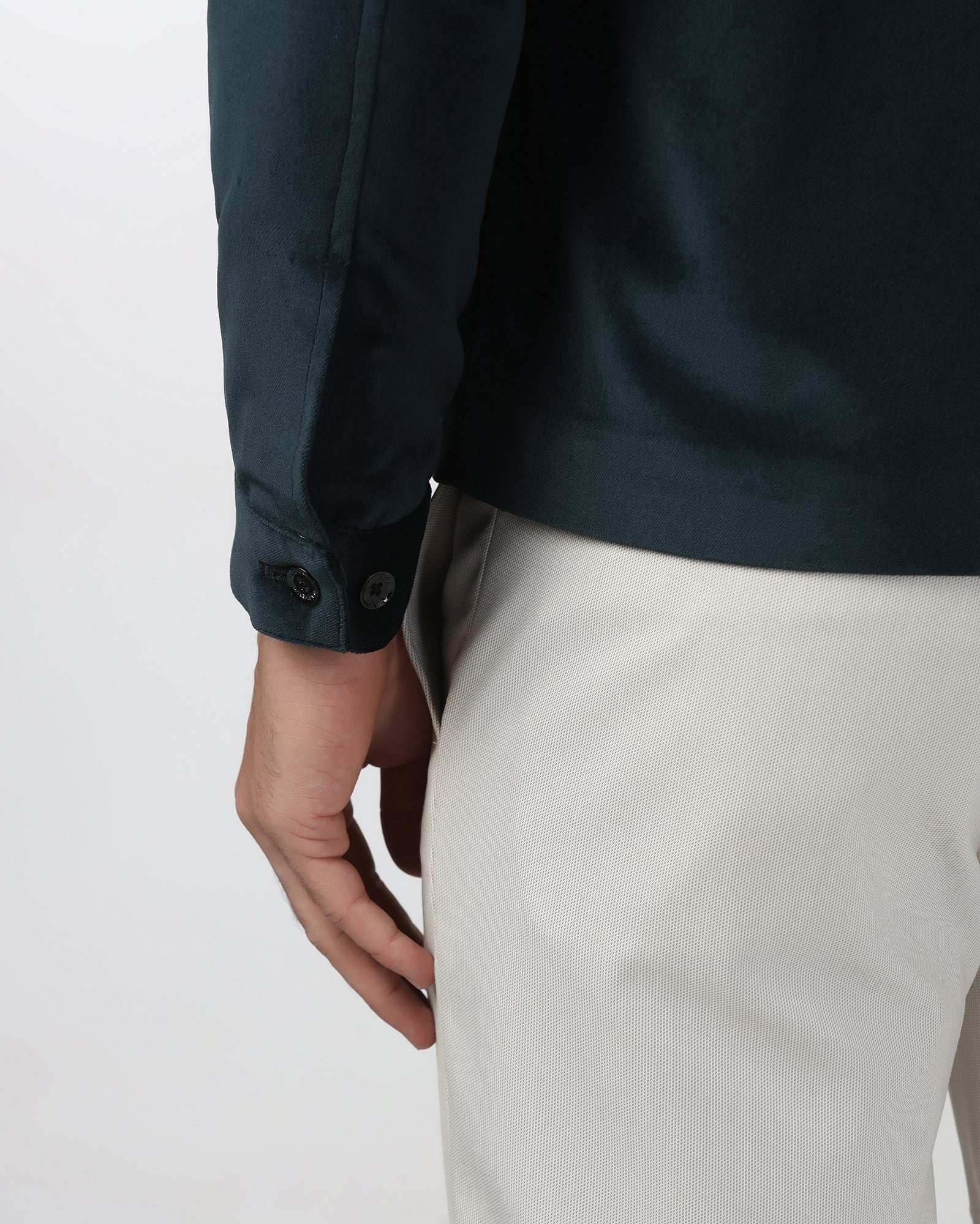 Beetle Solid Zipper Jacket - Haiku