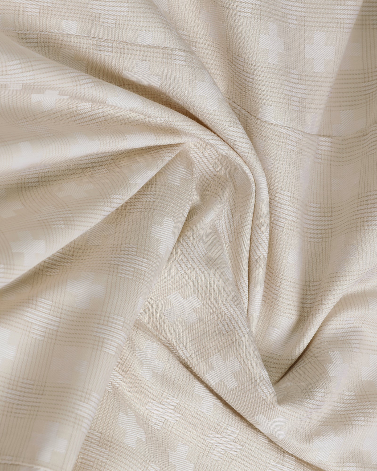 Beige Check Shirt - Fivel