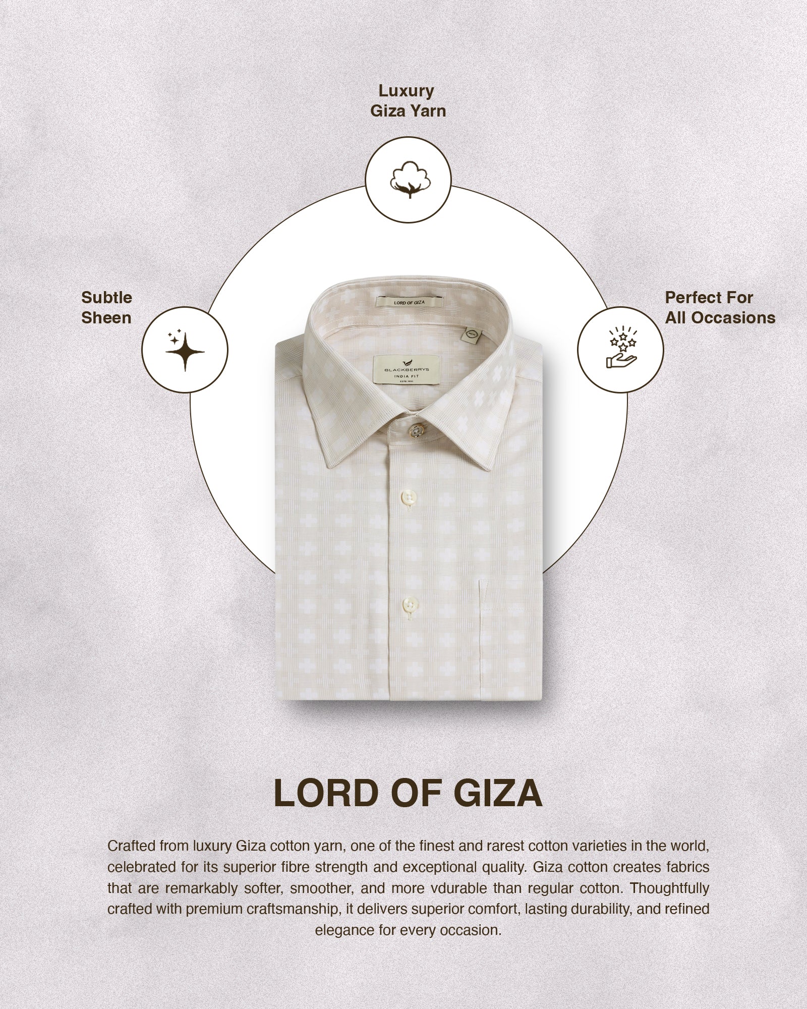 Beige Check Shirt - Fivel