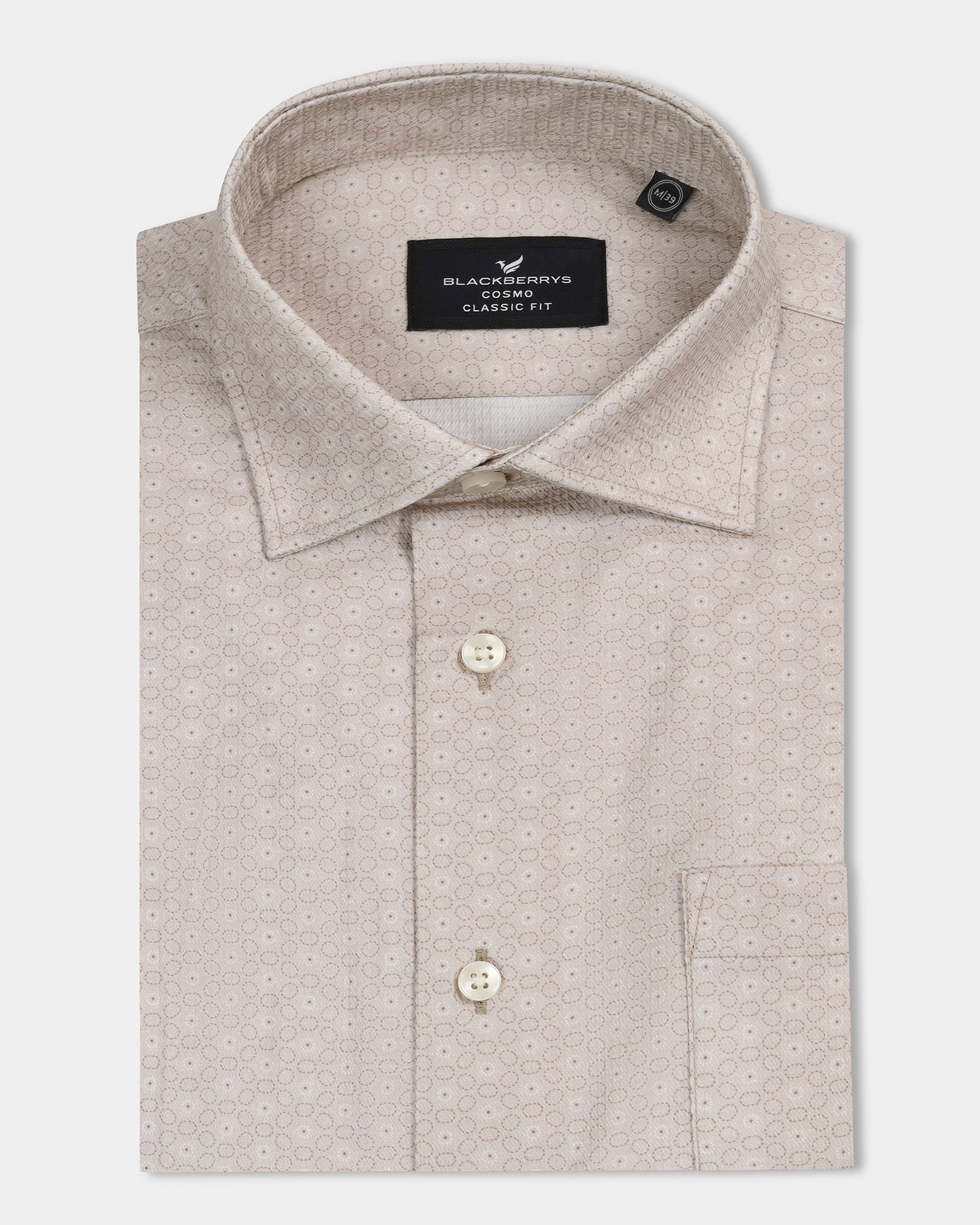 Beige Printed Shirt - Anise