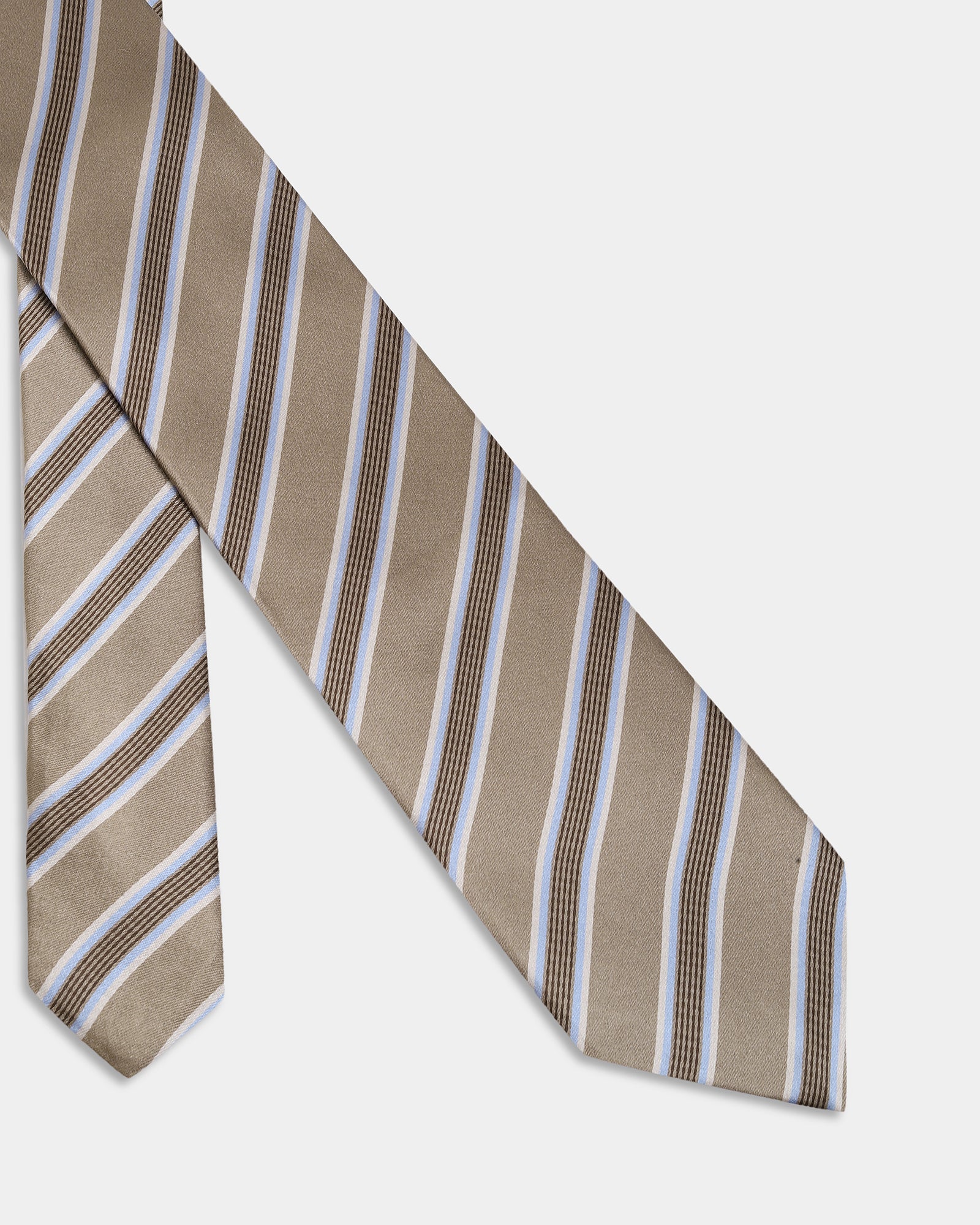 Beige Silk Jacquard Tie - Ardent