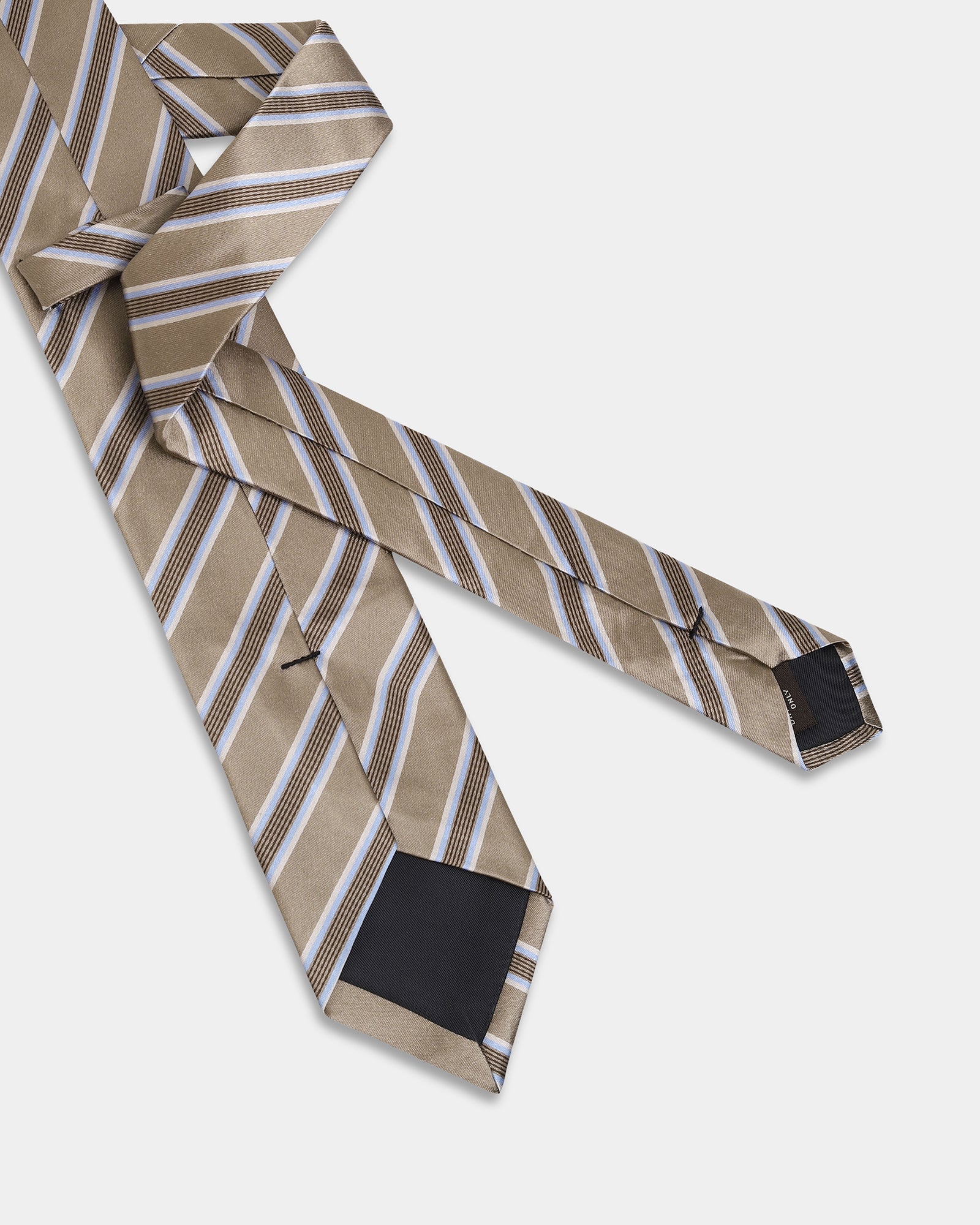 Beige Silk Jacquard Tie - Ardent