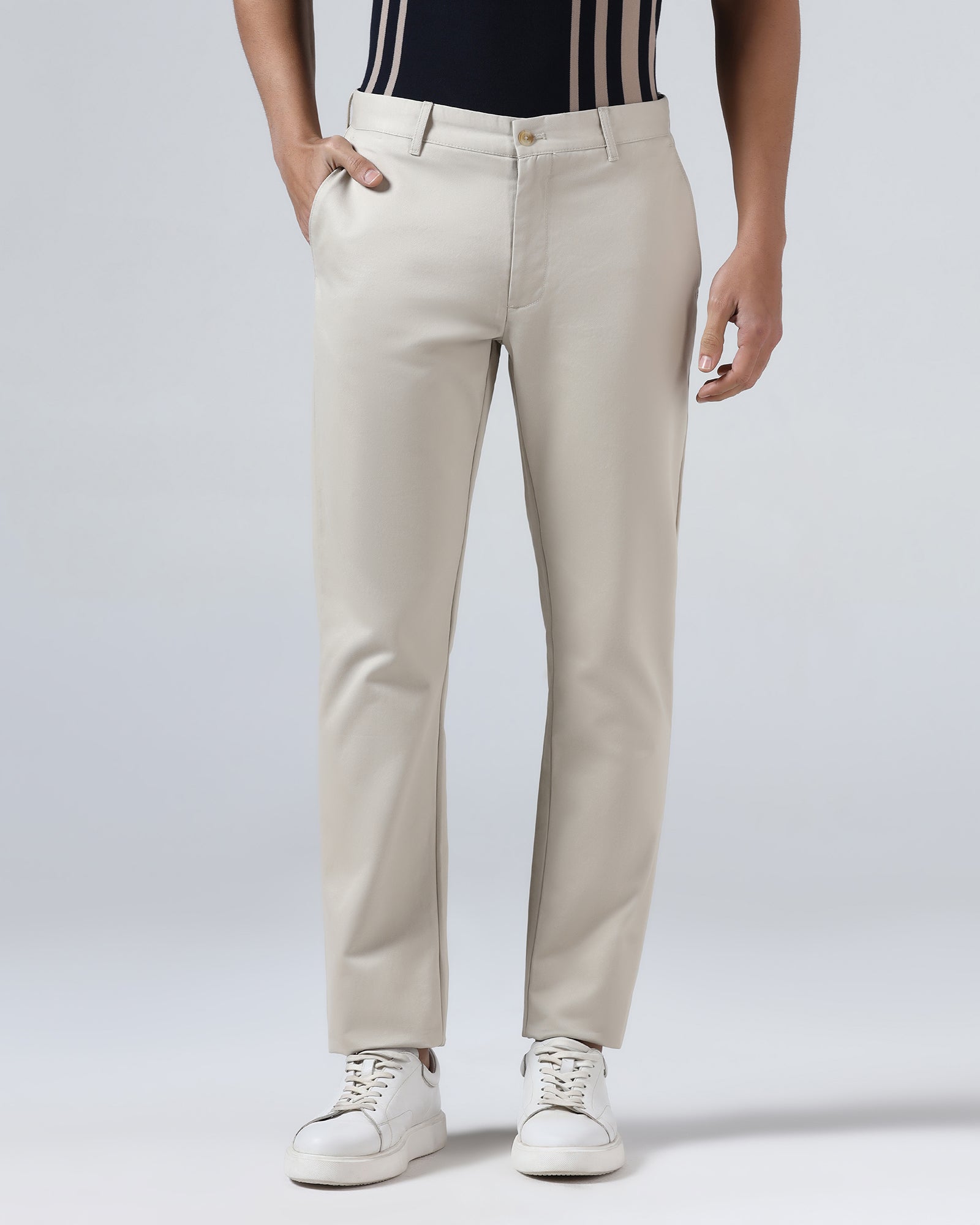 Beige Solid Khaki - Pine