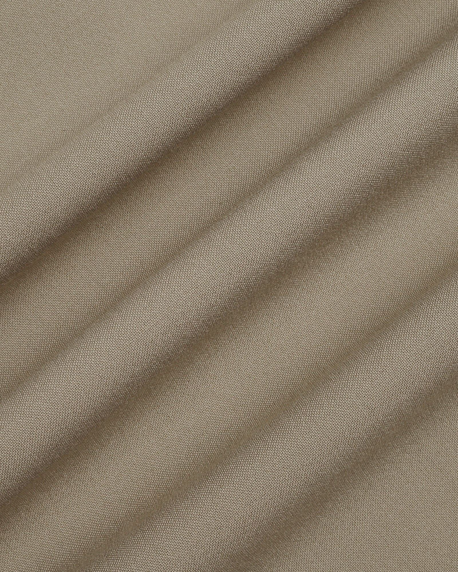Beige Solid Trouser - Tony