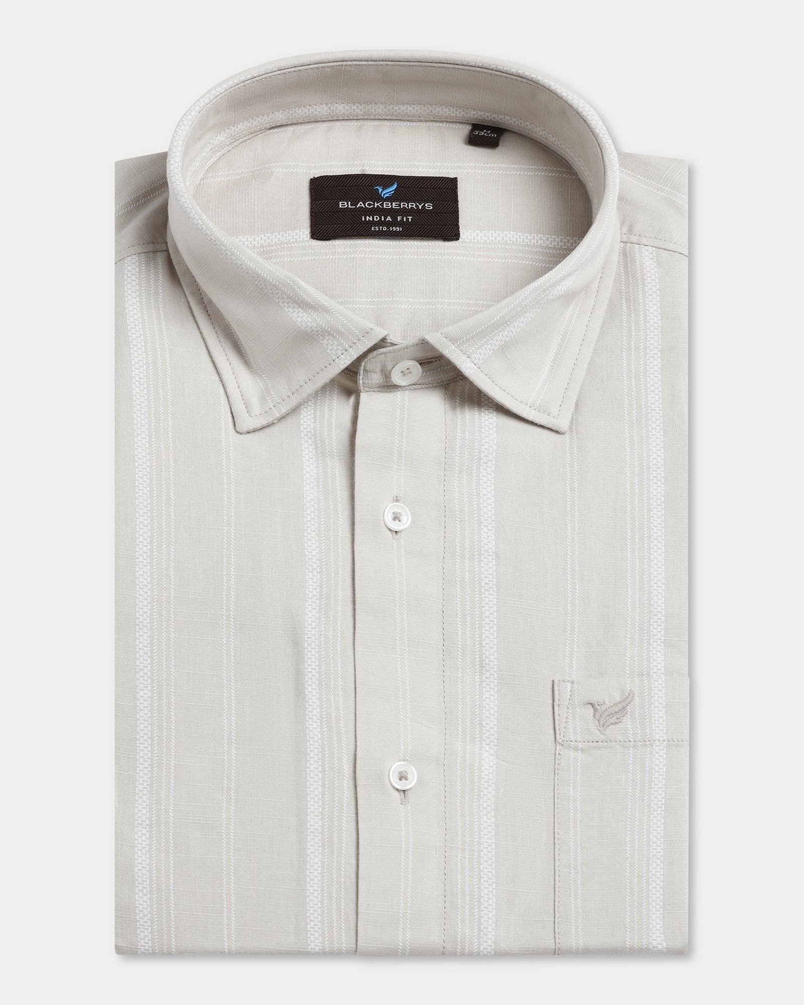Beige Stripe Shirt - Webber