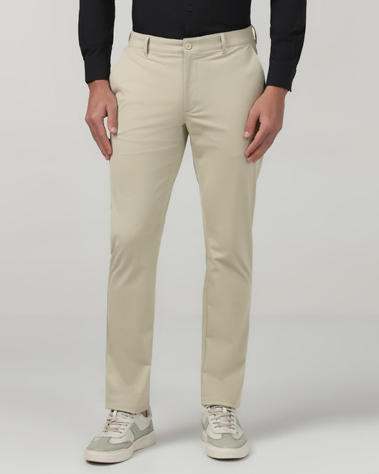 Beige TechPro Solid Khakis - Yukon