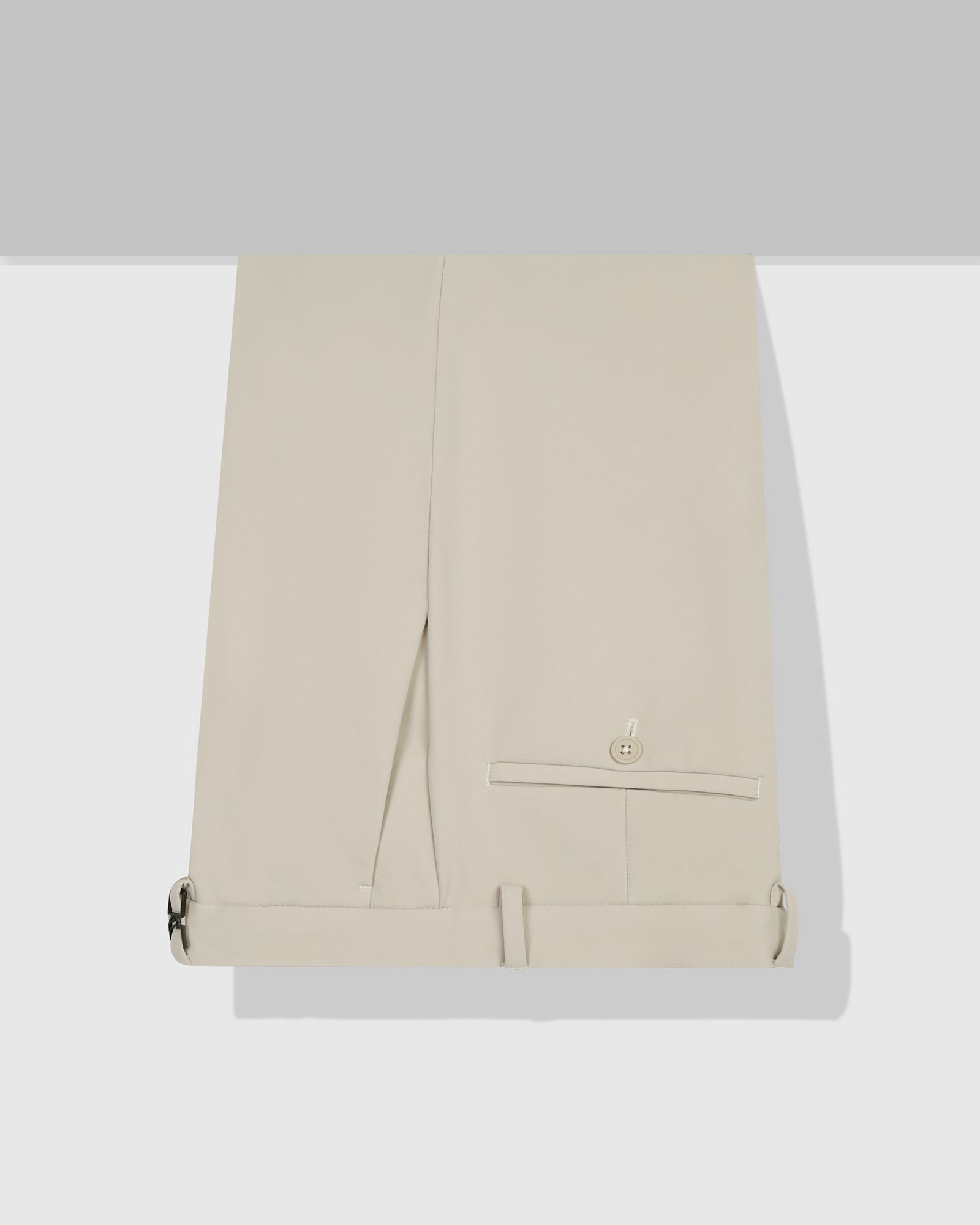 Beige Techpro Solid Trouser - Ashley
