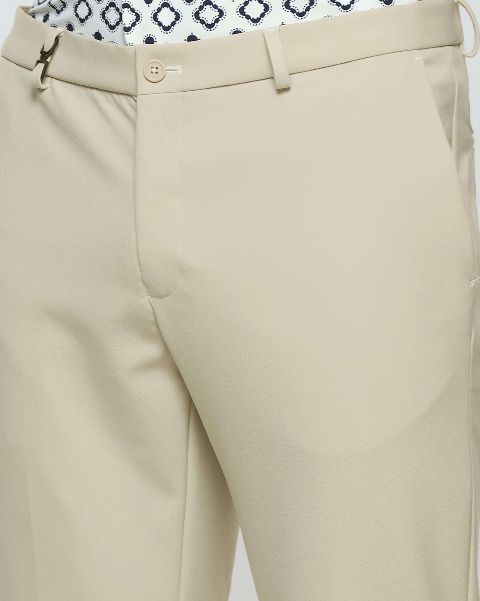 Beige TechPro Solid Trouser - Ashley