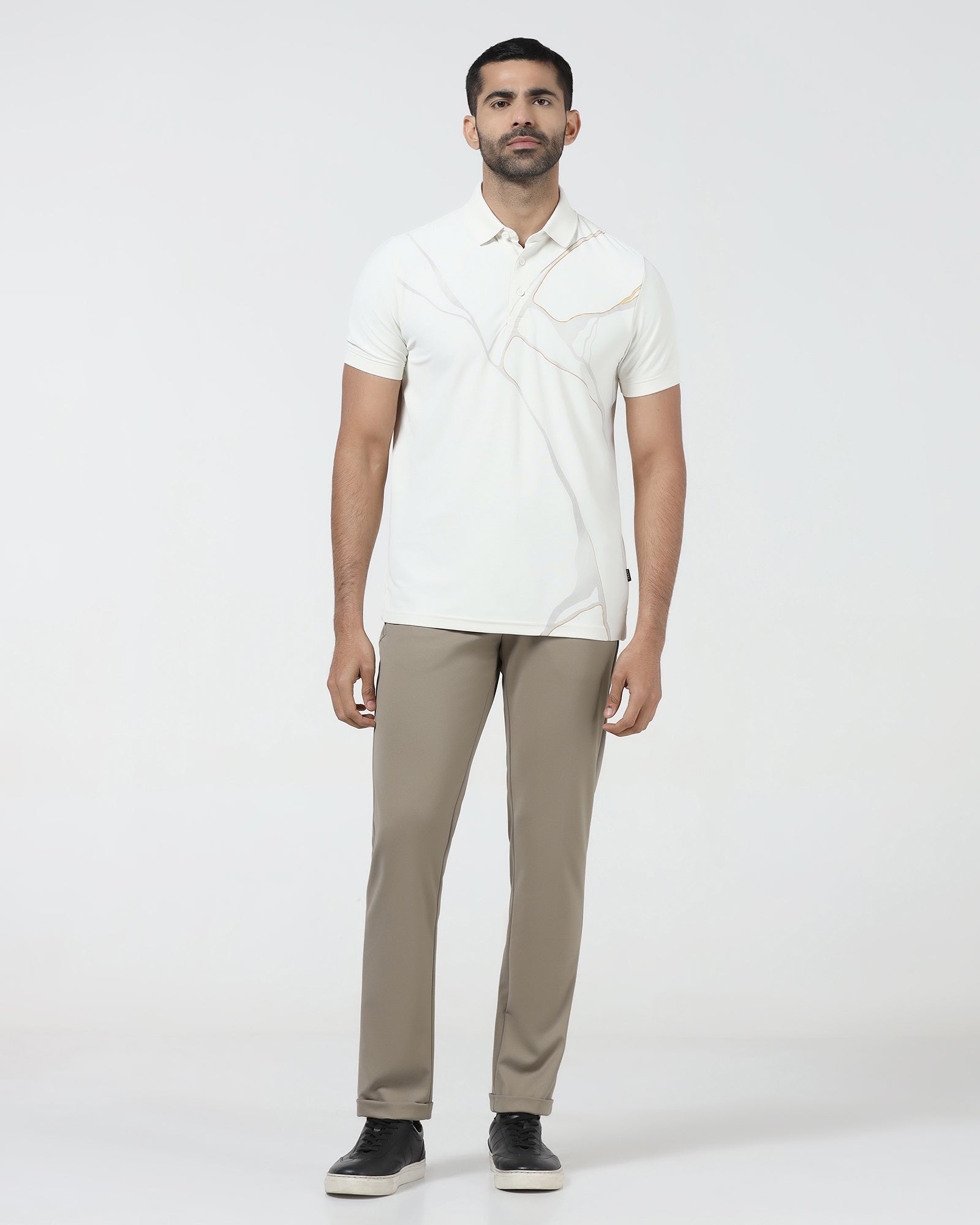 Beige TechPro Textured Trouser - Meteor