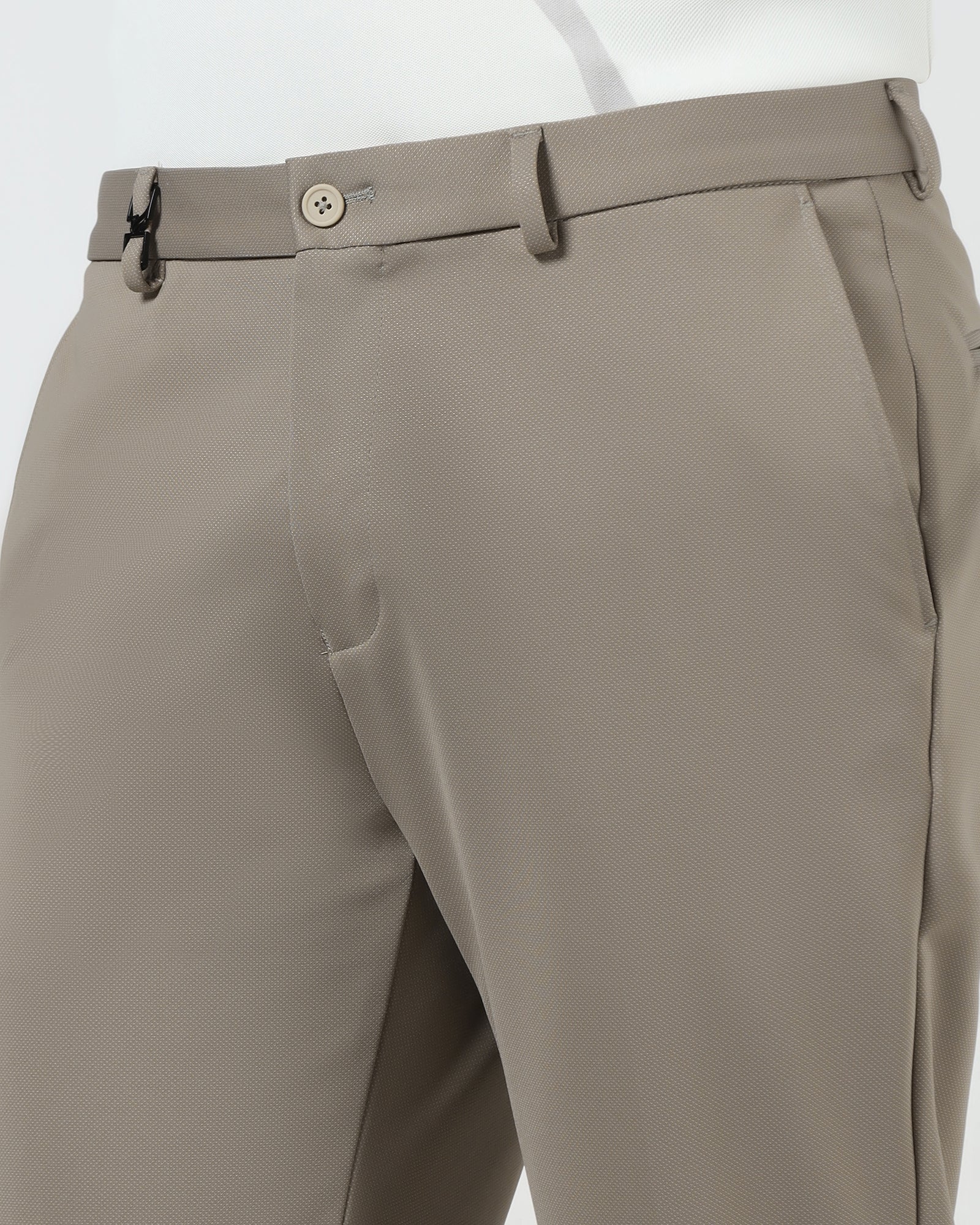 Beige TechPro Textured Trouser - Meteor