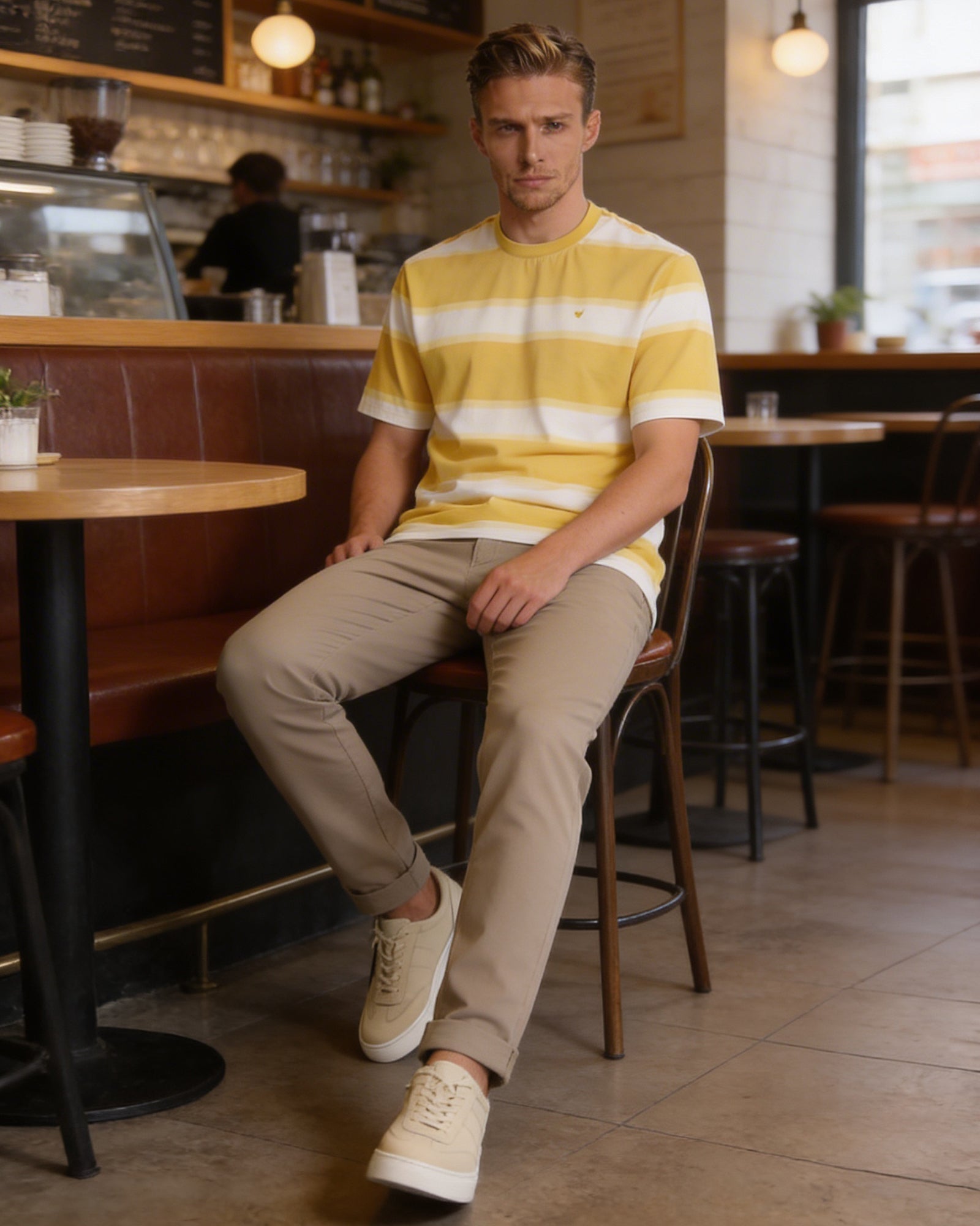Beige Textured Khaki - Lance