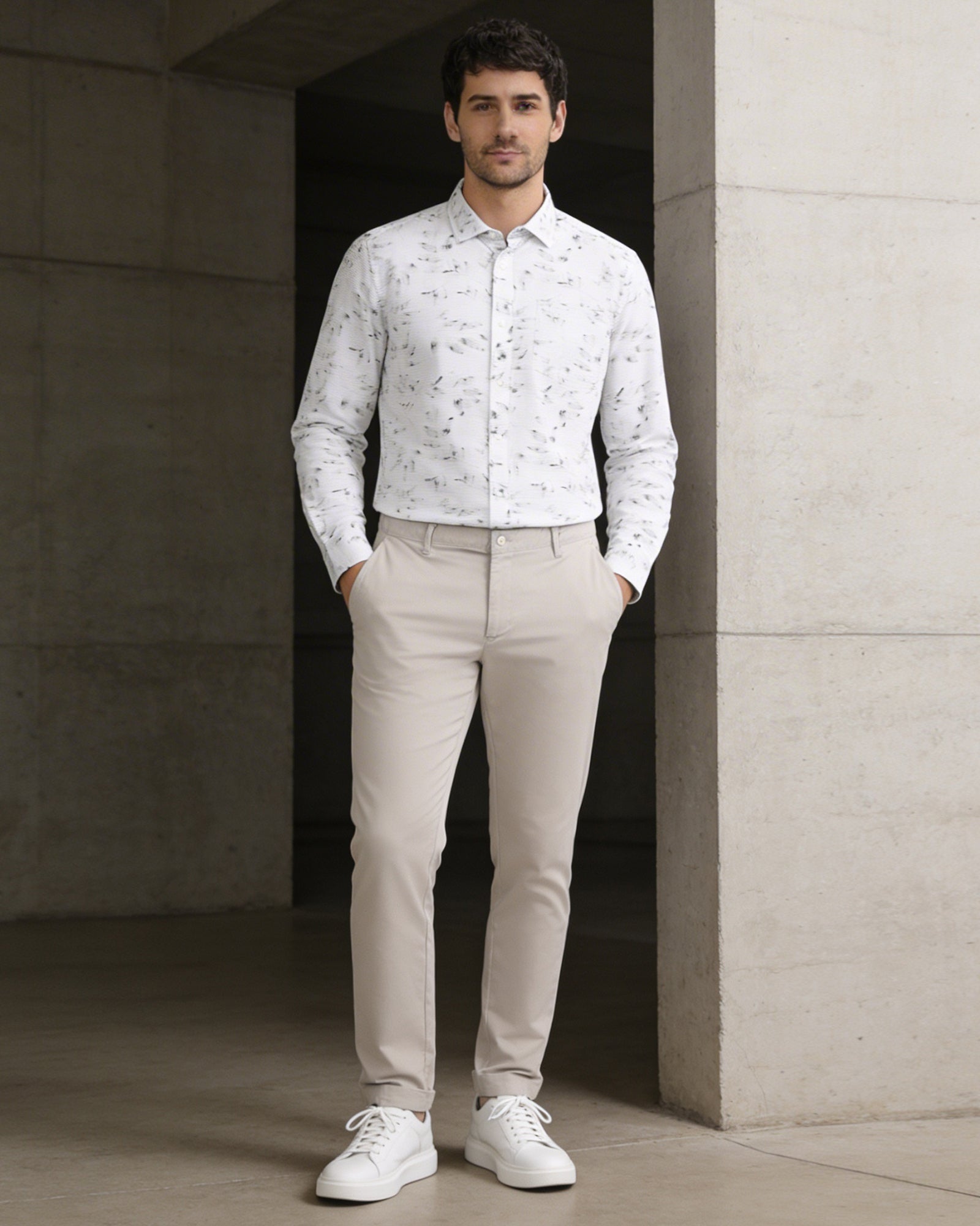 Beige Textured Khaki - Welder
