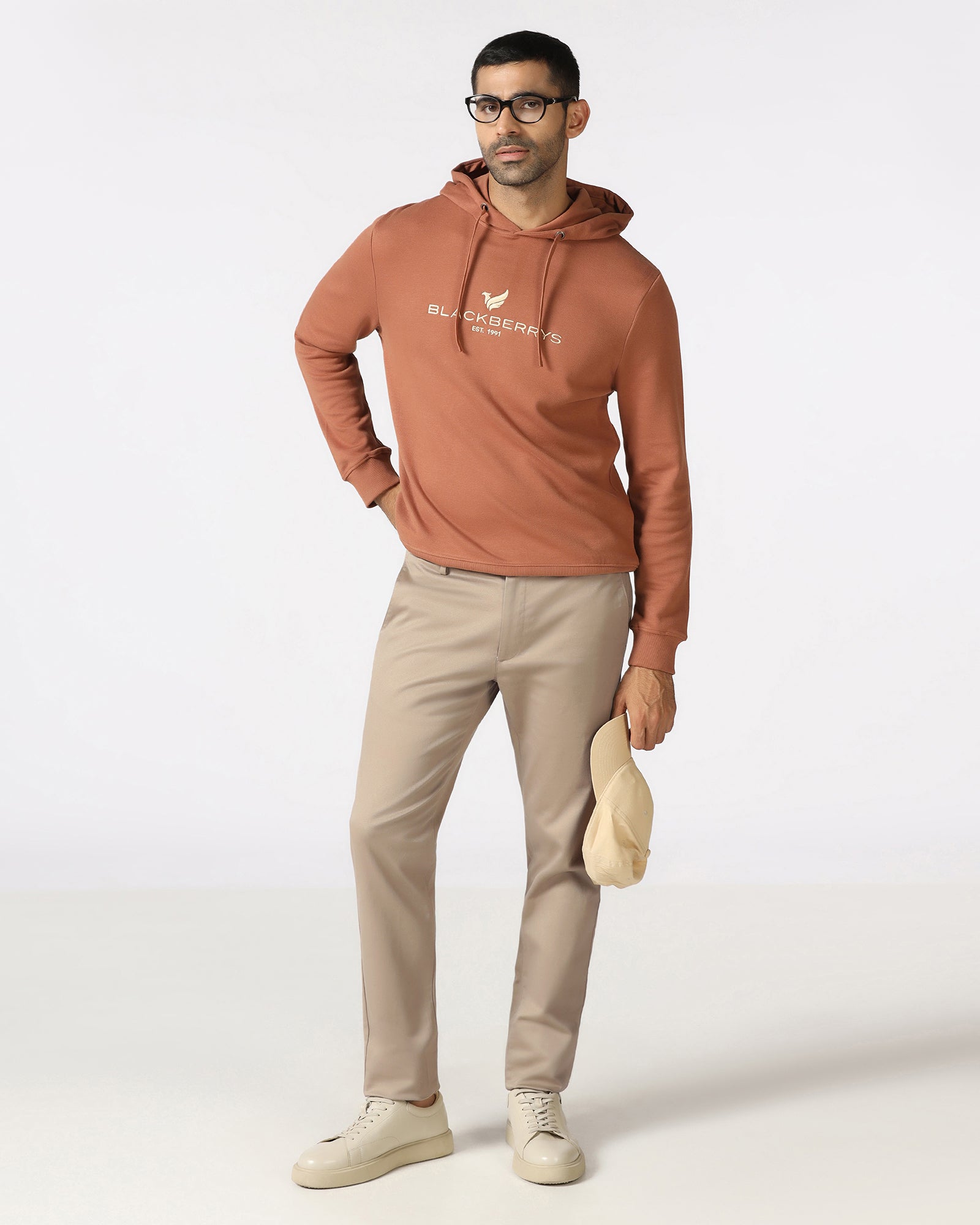 Beige Textured Khakis - Brook