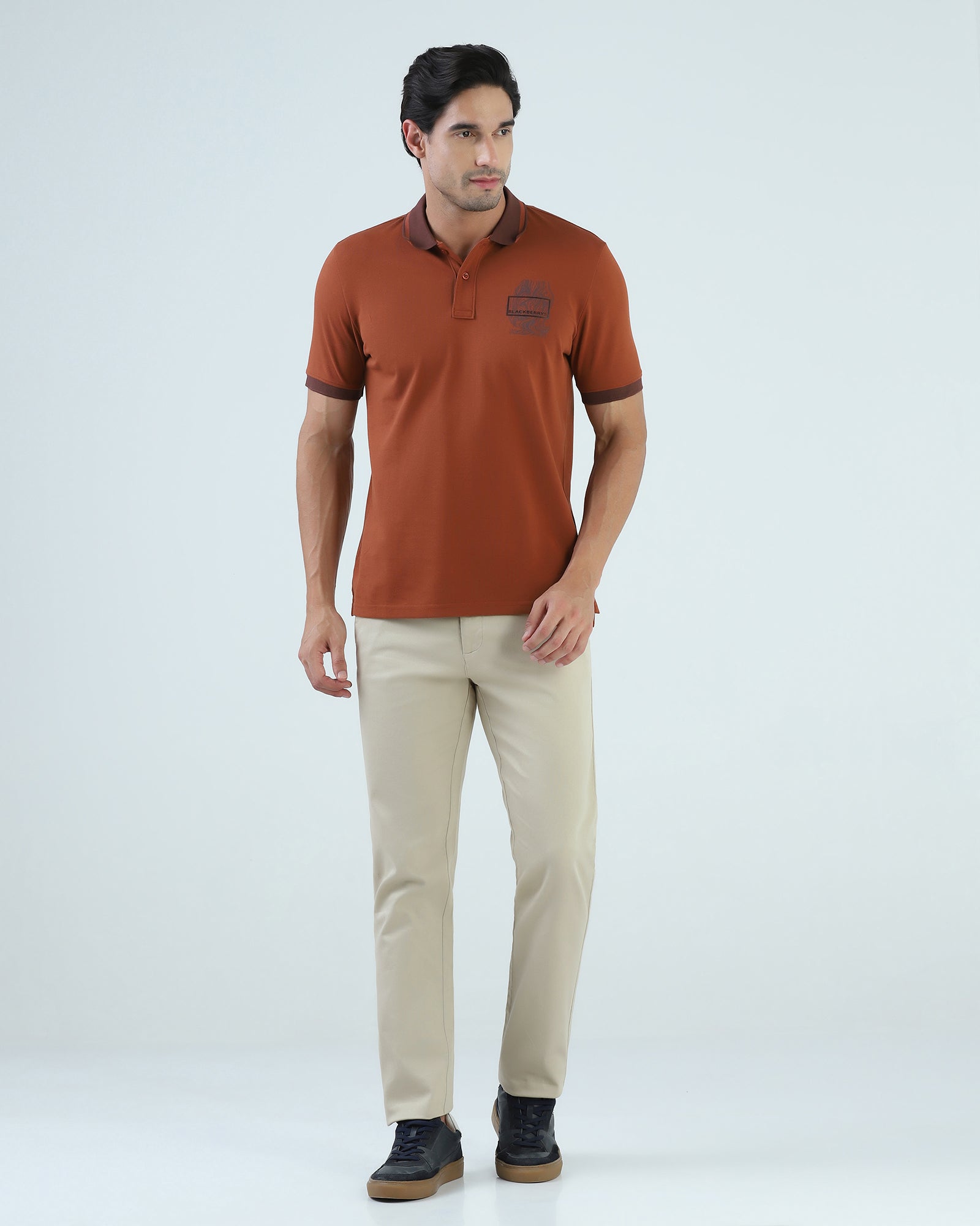 Beige Textured Khakis - Plinth