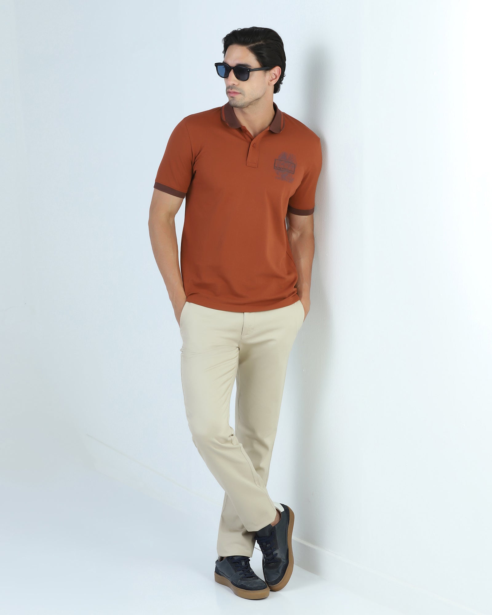 Beige Textured Khakis - Plinth