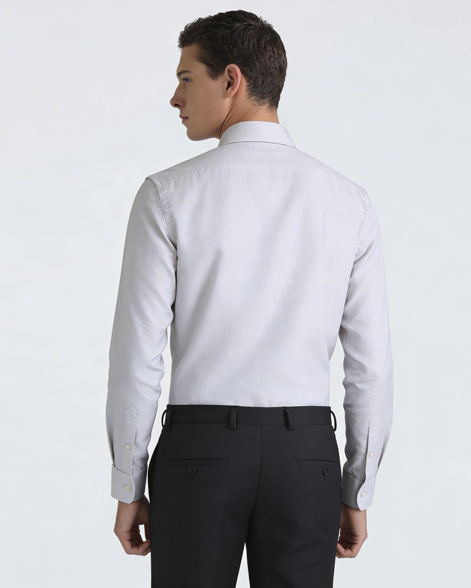 Beige Textured Shirt