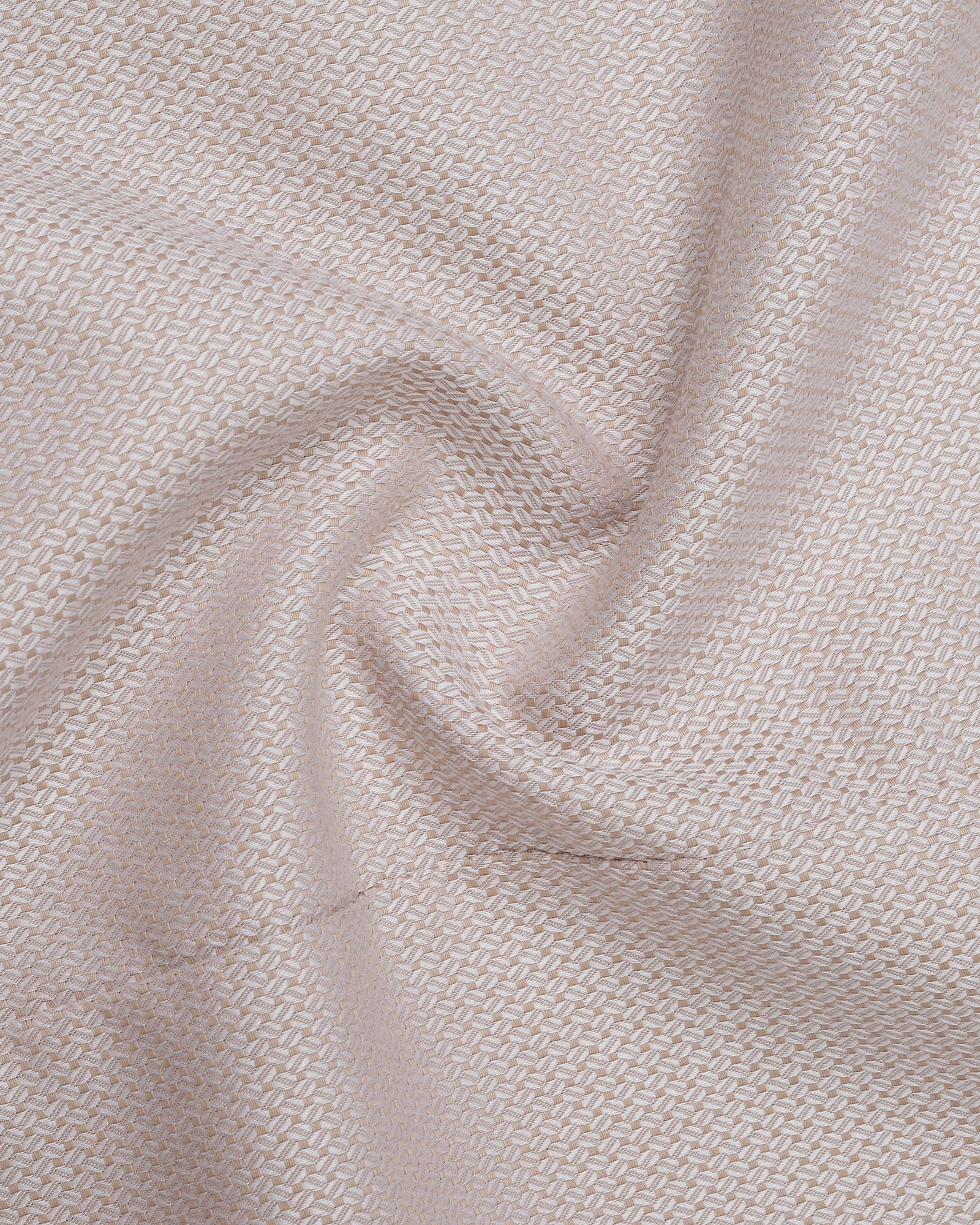 Beige Textured Shirt - Maky