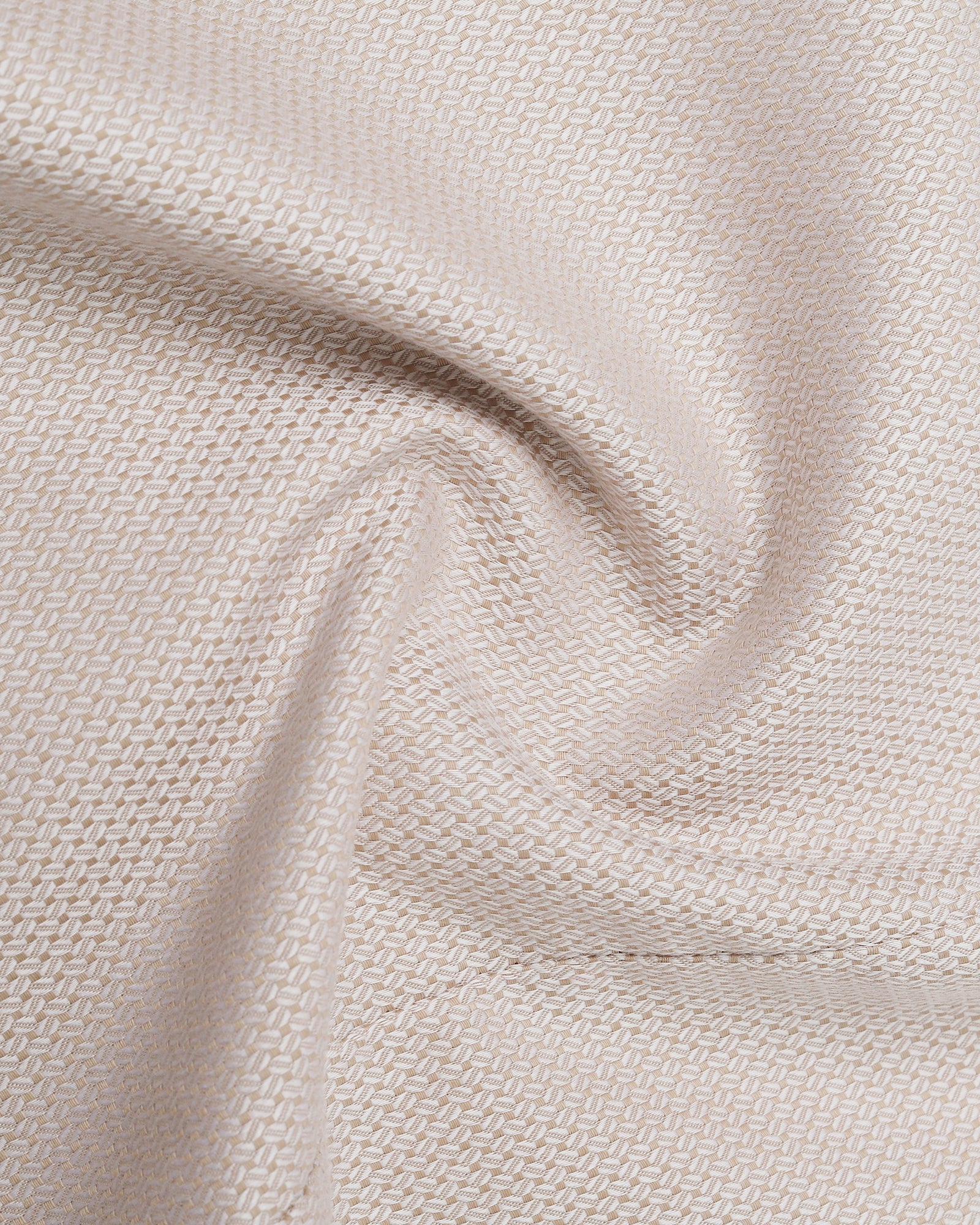 Beige Textured Shirt - Maky