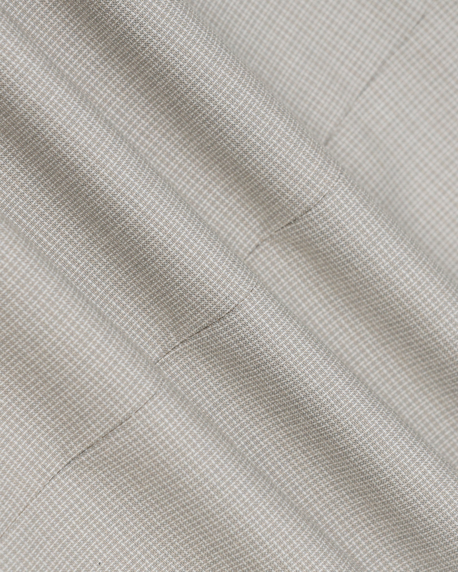 Beige Textured Trouser - Barrel