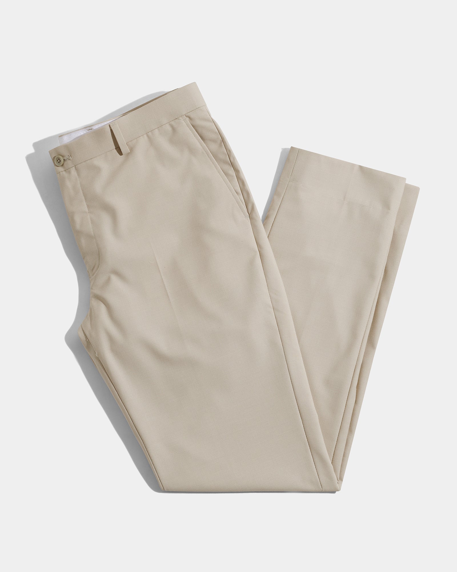 Beige Textured Trouser - Bernardo