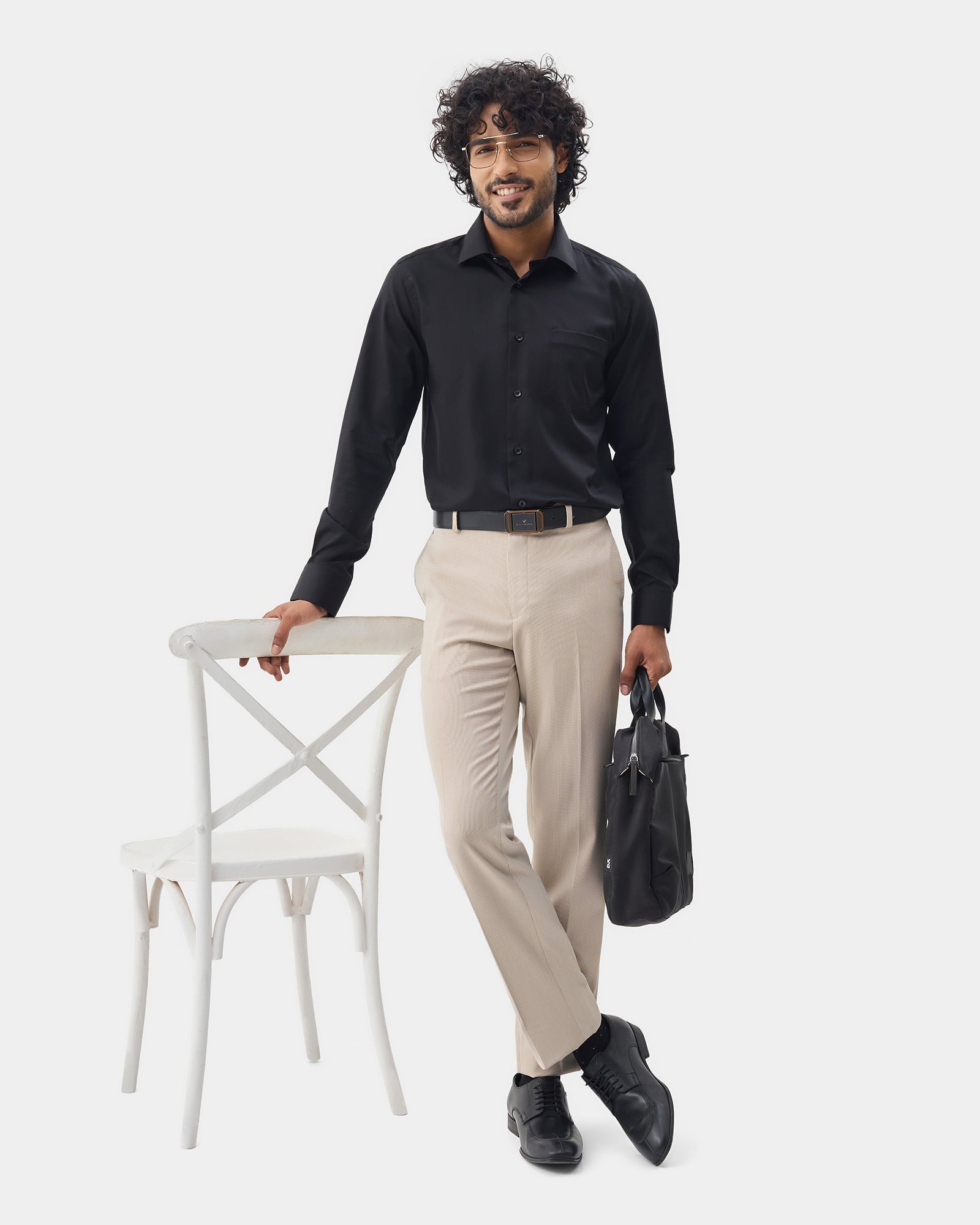 Beige Textured Trouser - Edox