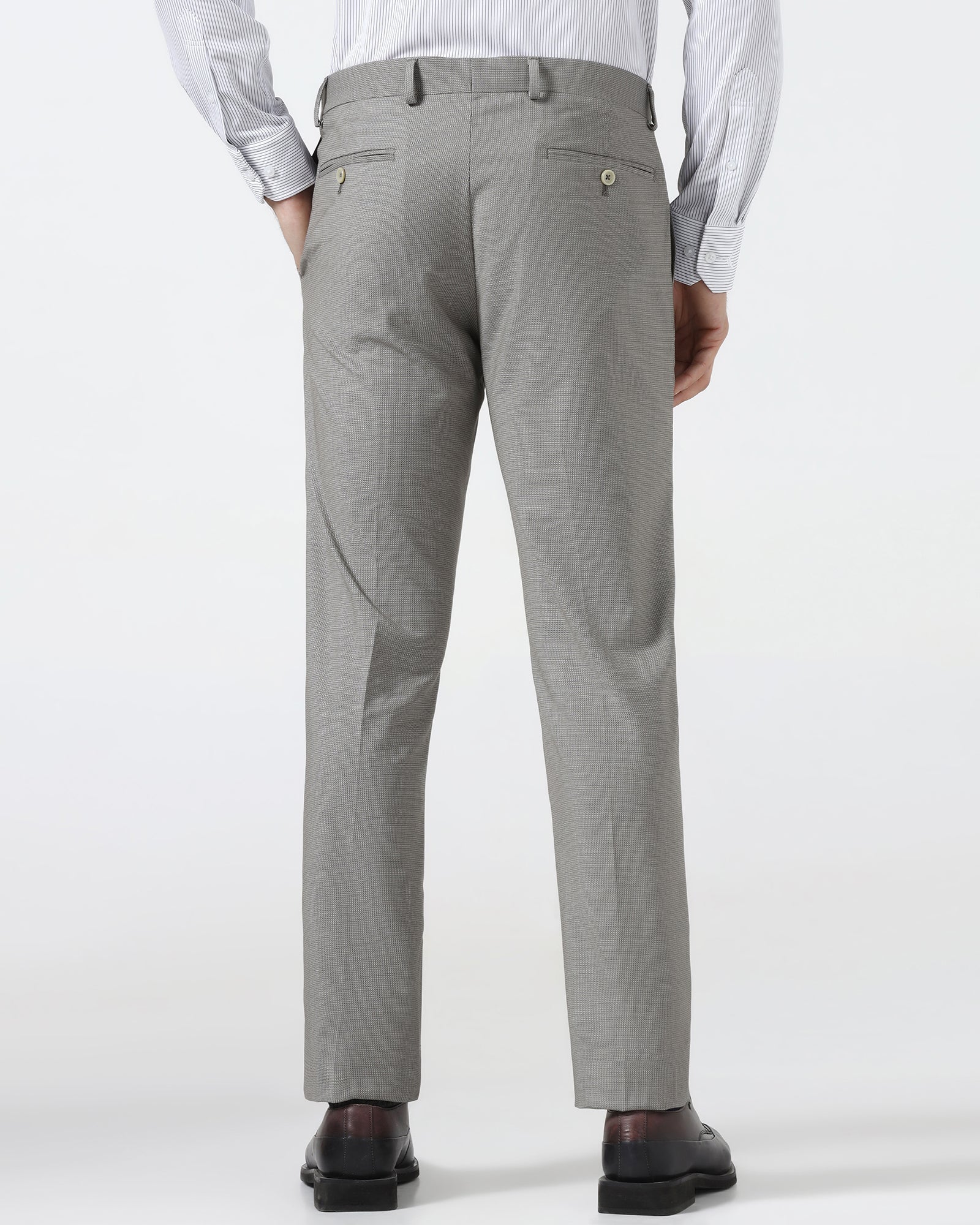 Beige Textured Trouser - George