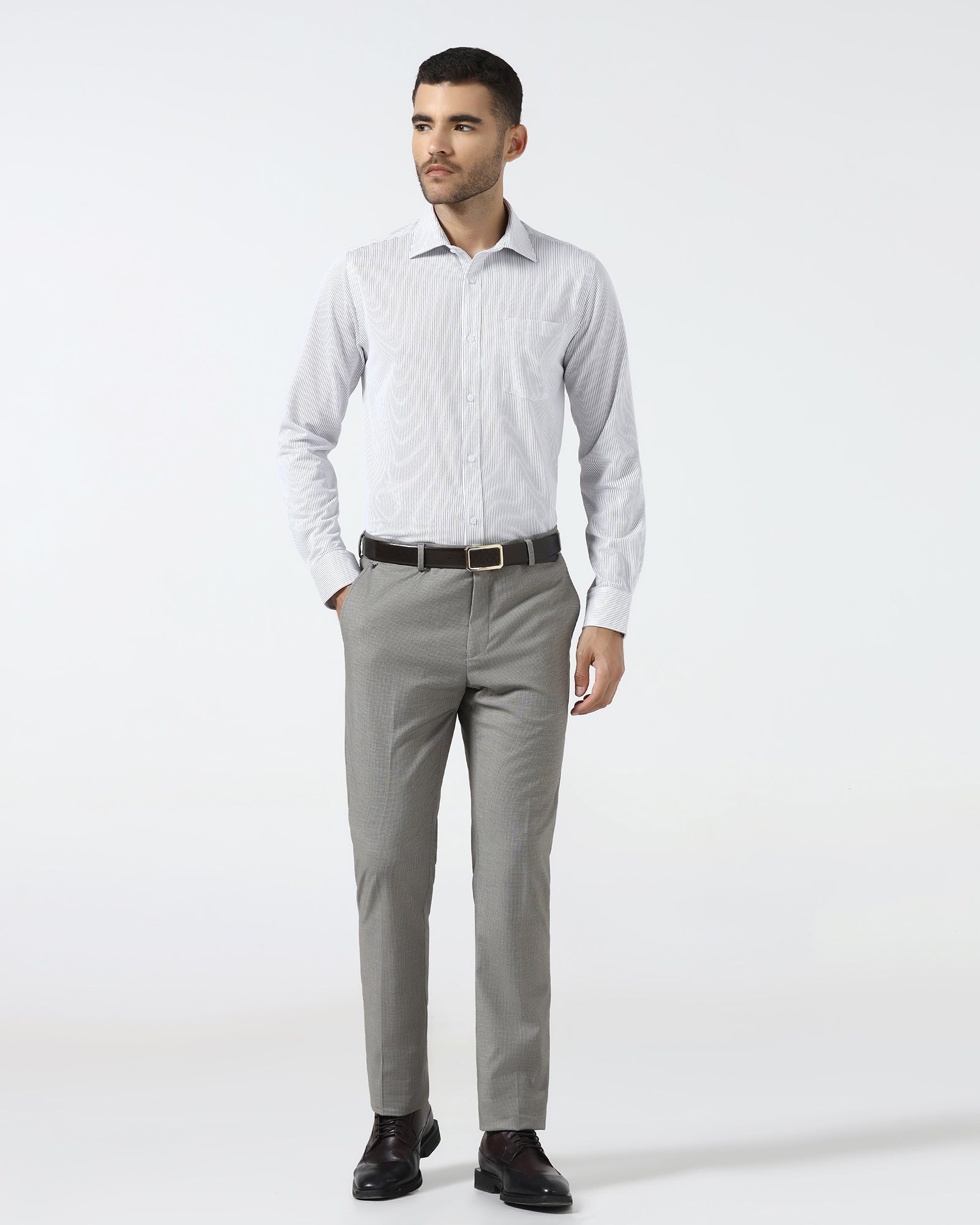 Beige Textured Trouser - George