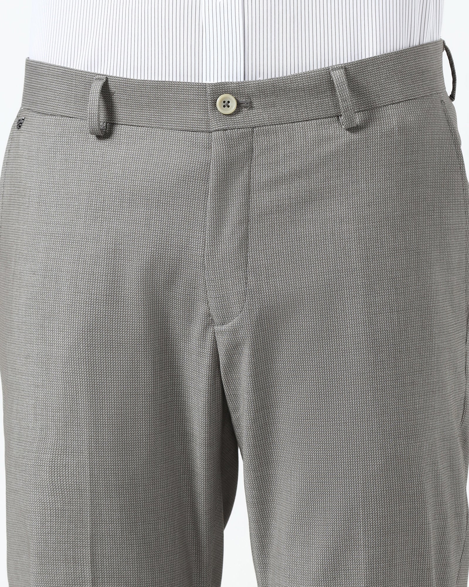 Beige Textured Trouser - George