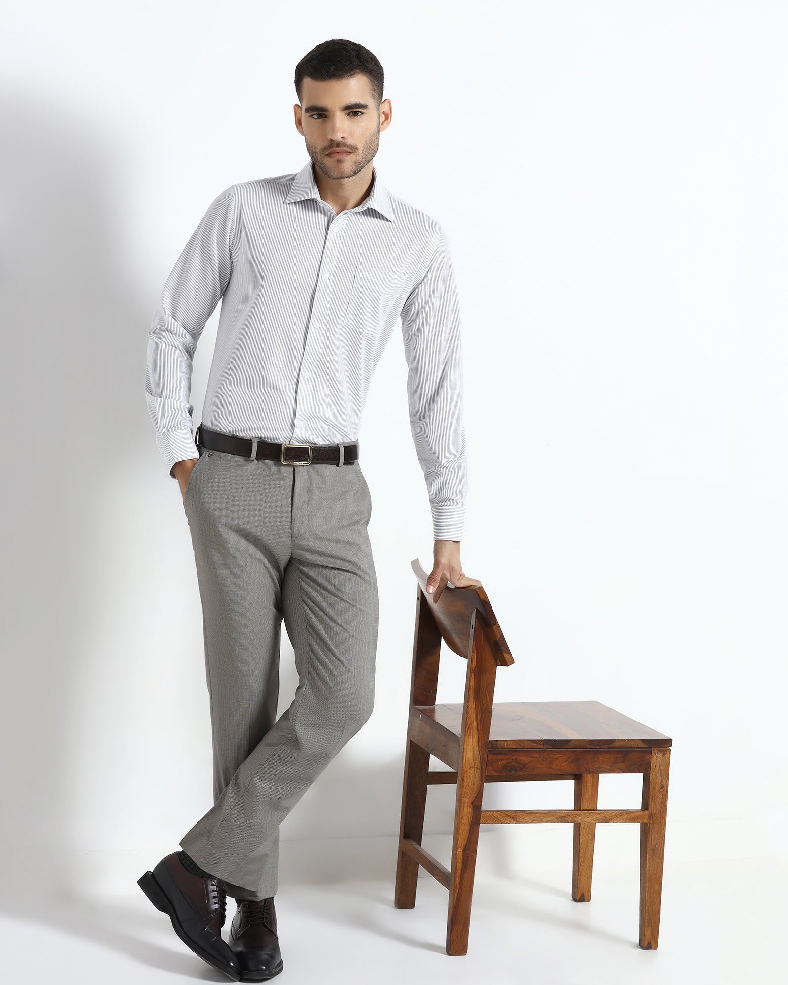 Beige Textured Trouser - George