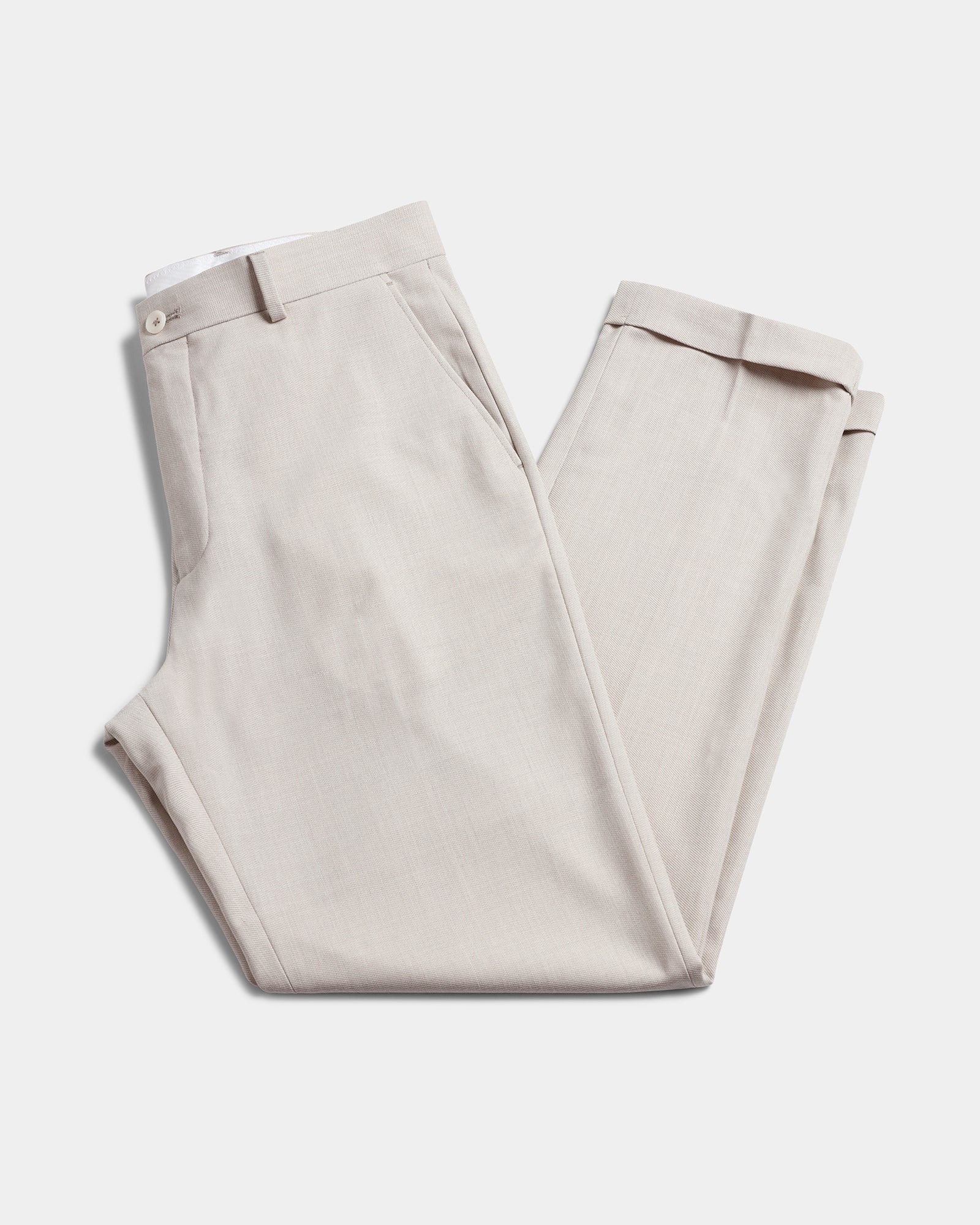 Beige Textured Trouser - Marta