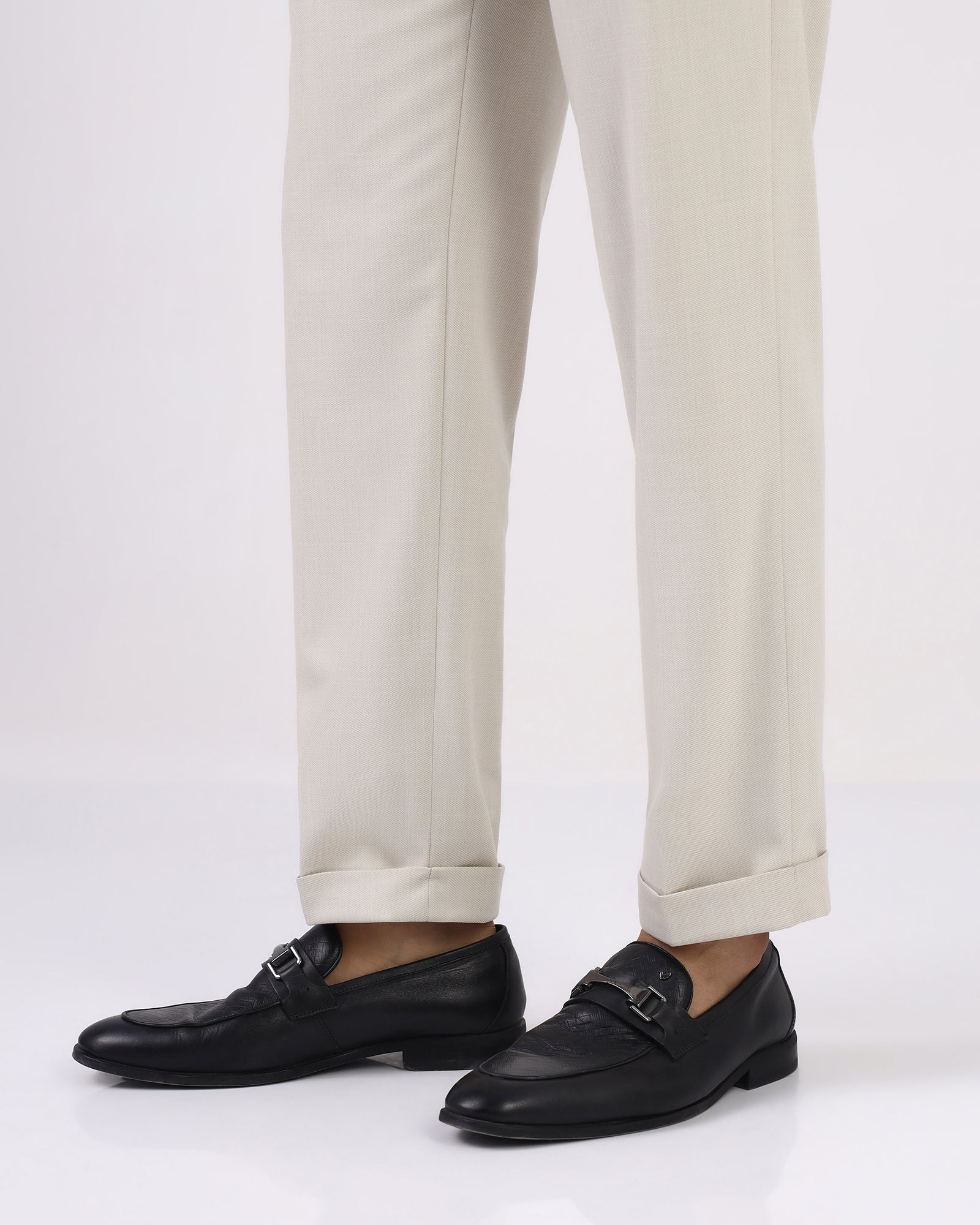 Beige Textured Trouser - Marta