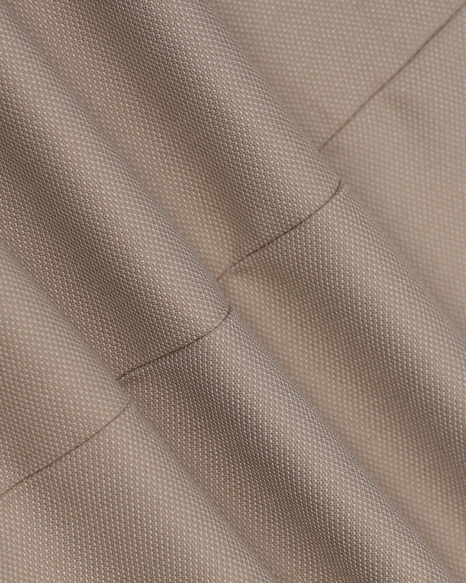 Beige Textured Trouser - Monk