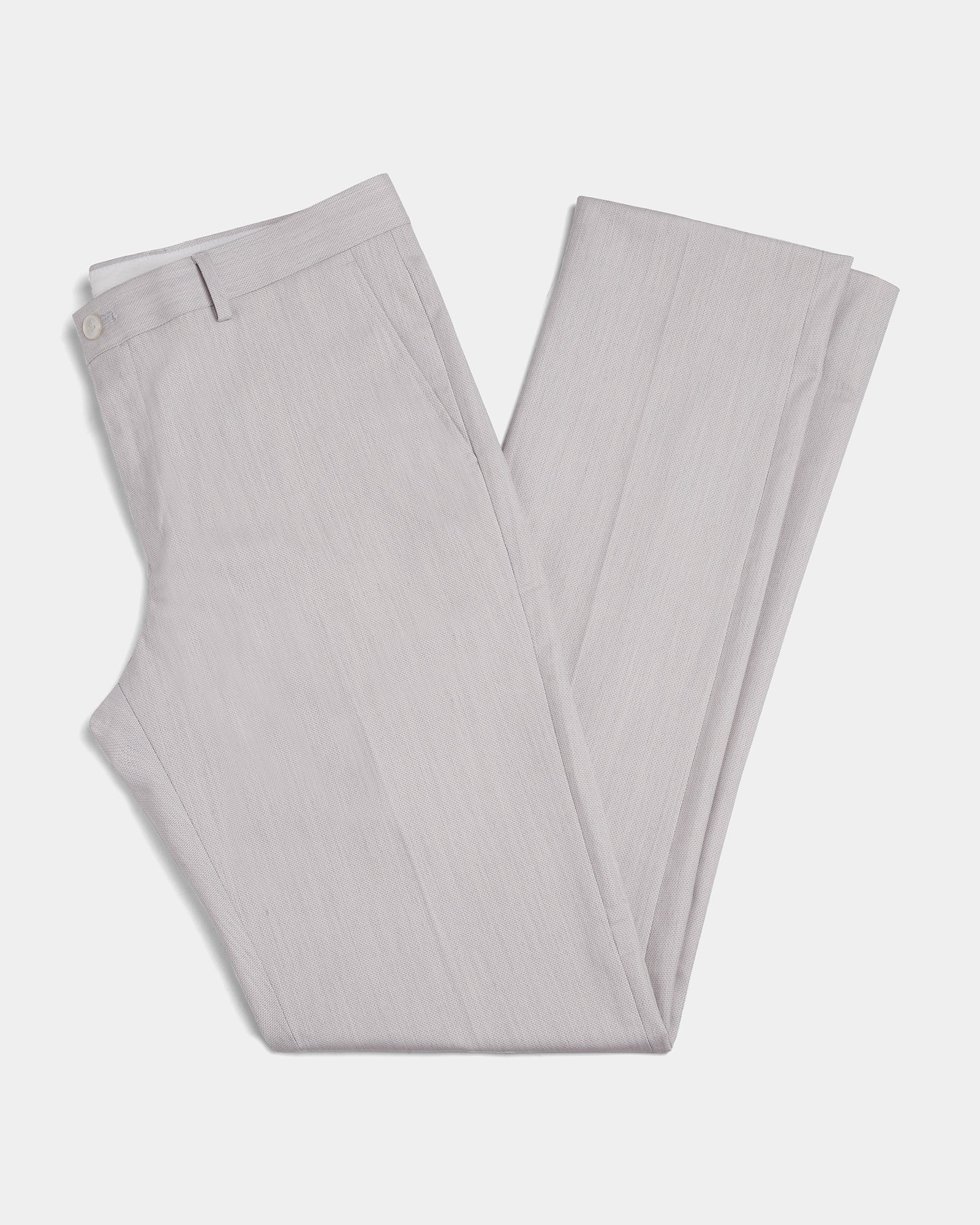 Beige Textured Trouser - Thaer