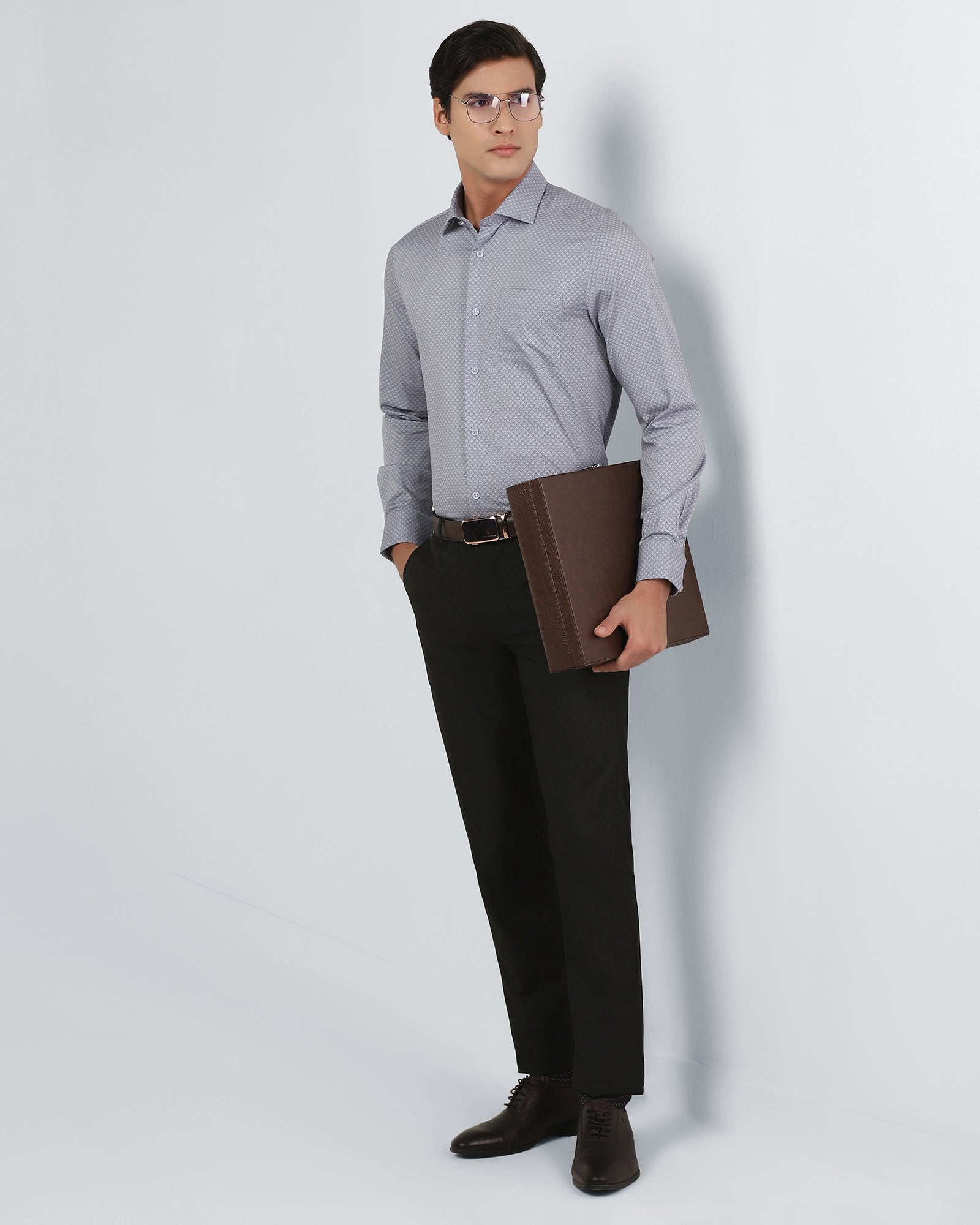 Black Solid Trouser - Luis
